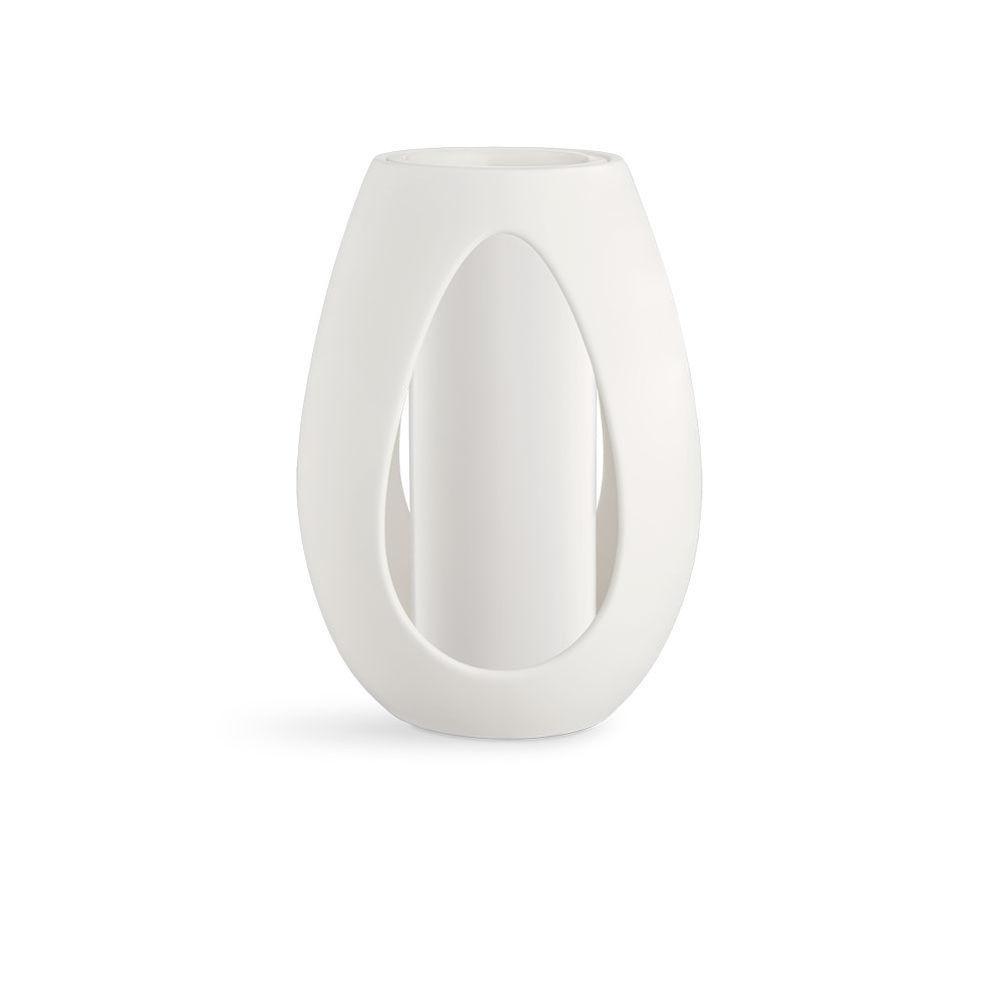 Kähler Kokong Vase, Weiss, H 33cm-Vase-Kähler-5703779182186-691079-KAE-inwohn