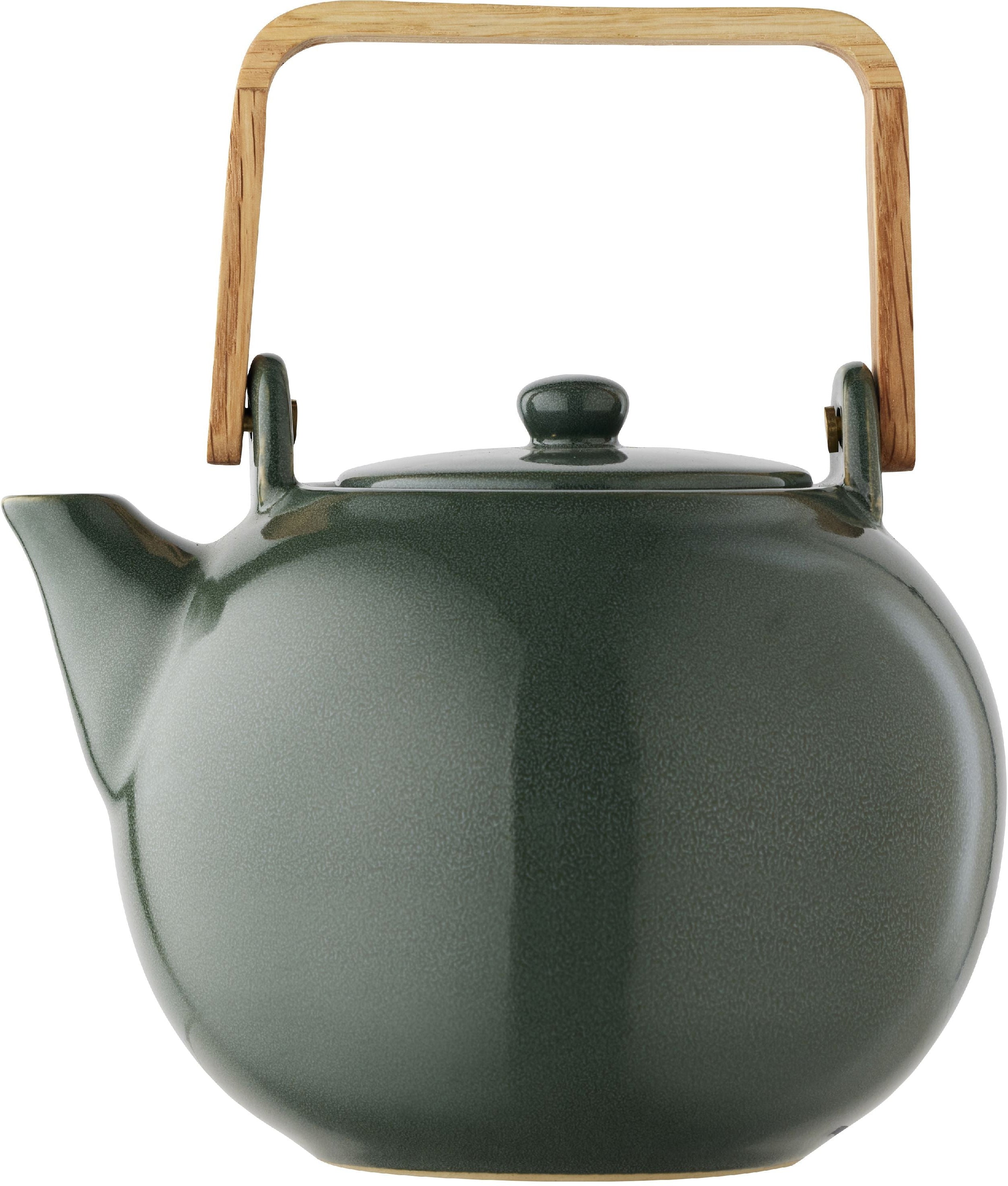 Bitz Teapot With Tea Strainer 1,2 L, Shiny Forest