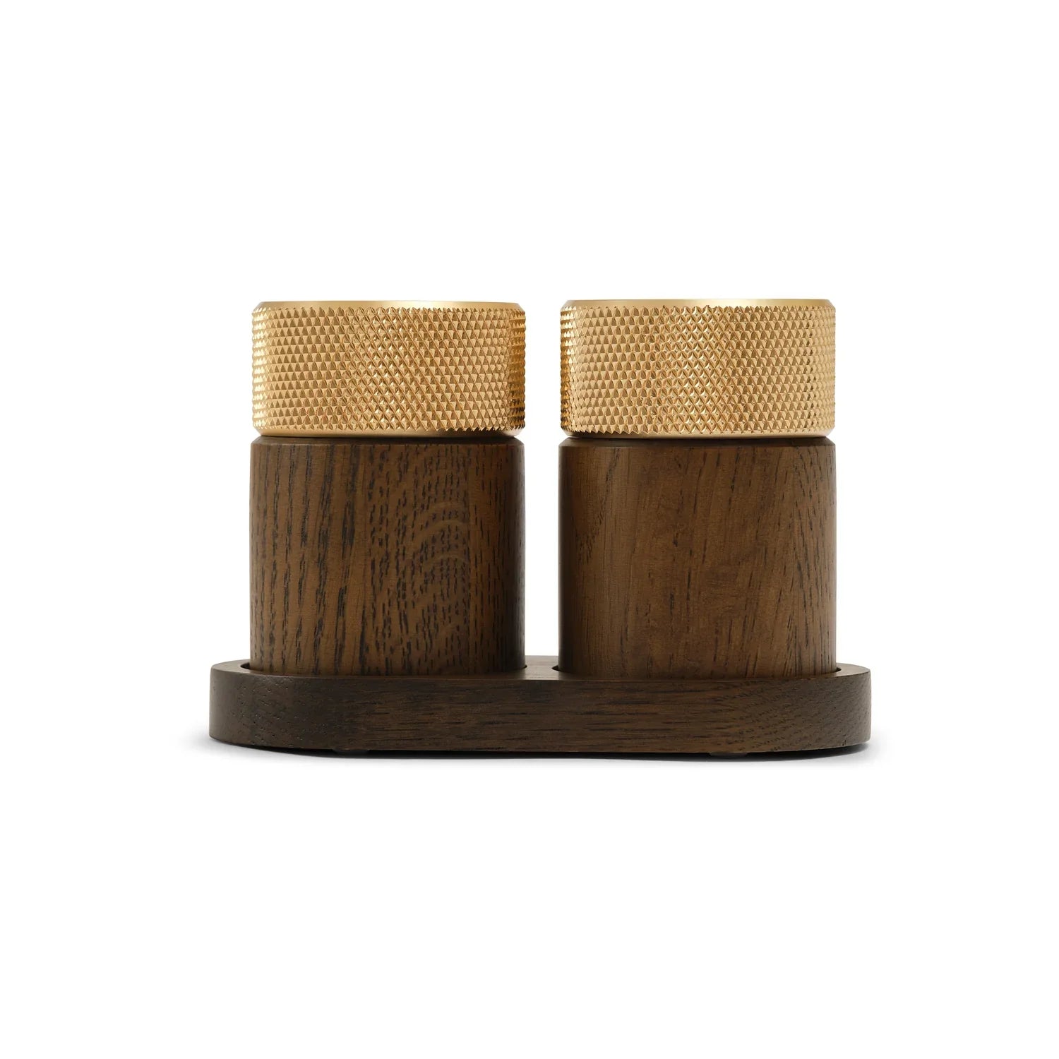 Gejst Sina Salt And Pepper Mill, Dark Ash/ Brass