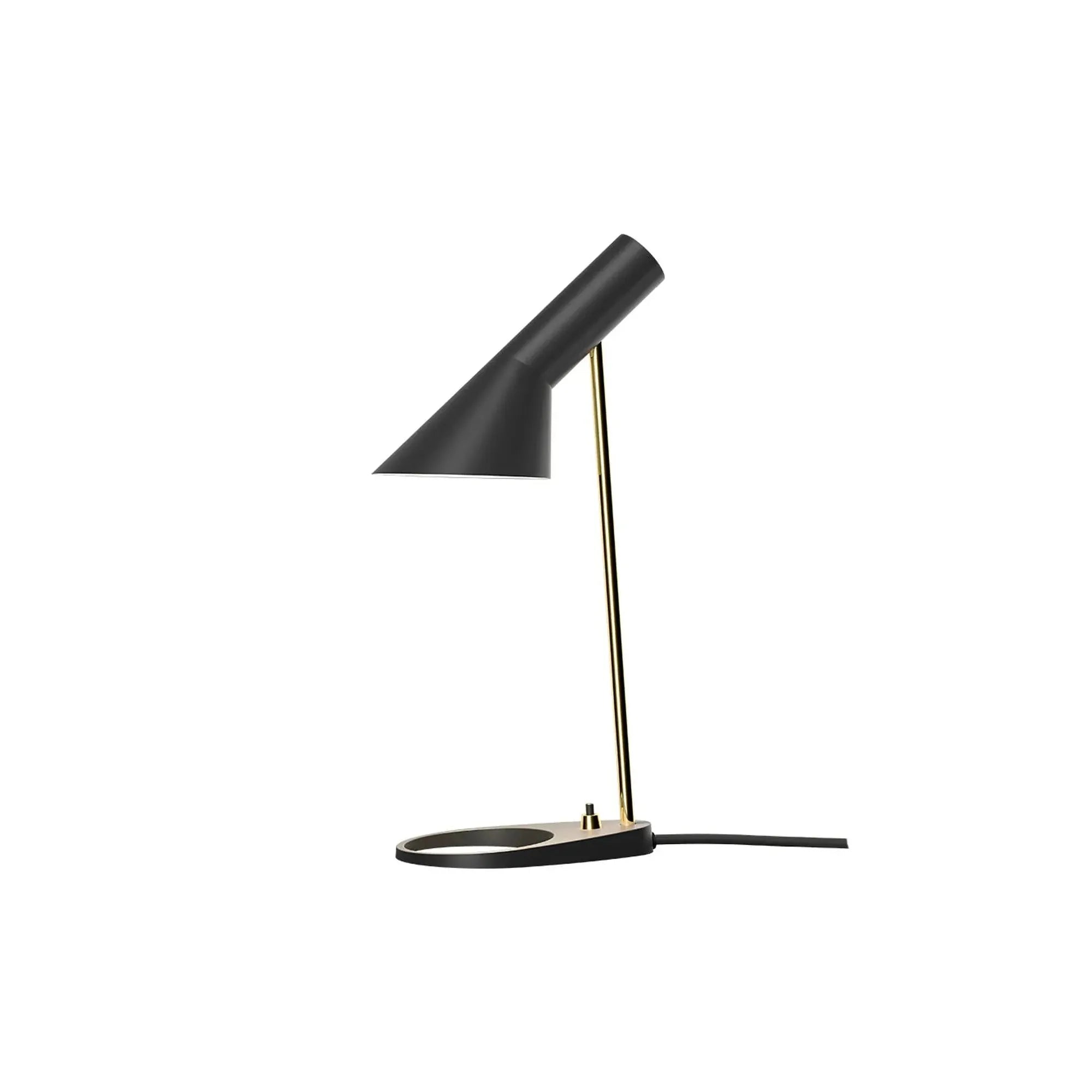 Louis Poulsen Aj Mini Table Lamp, Brass/Black