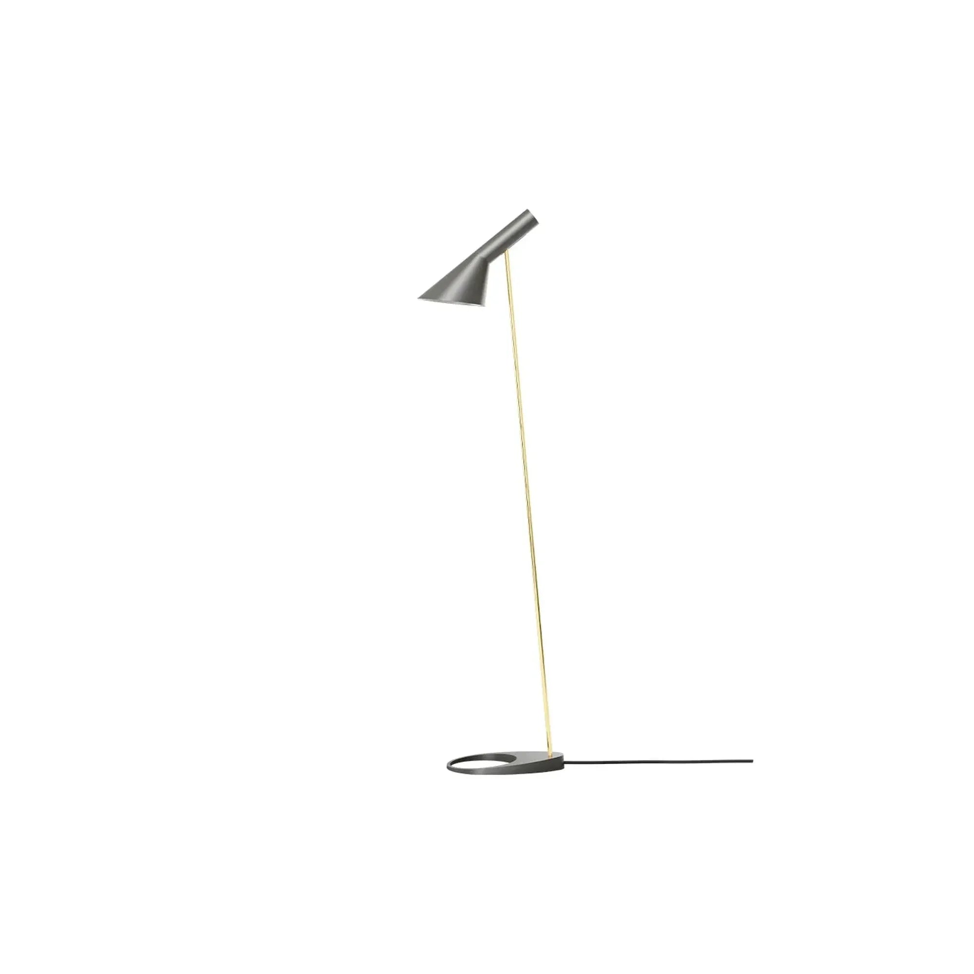 Louis Poulsen Aj Floor Lamp, Brass/Warm Grey