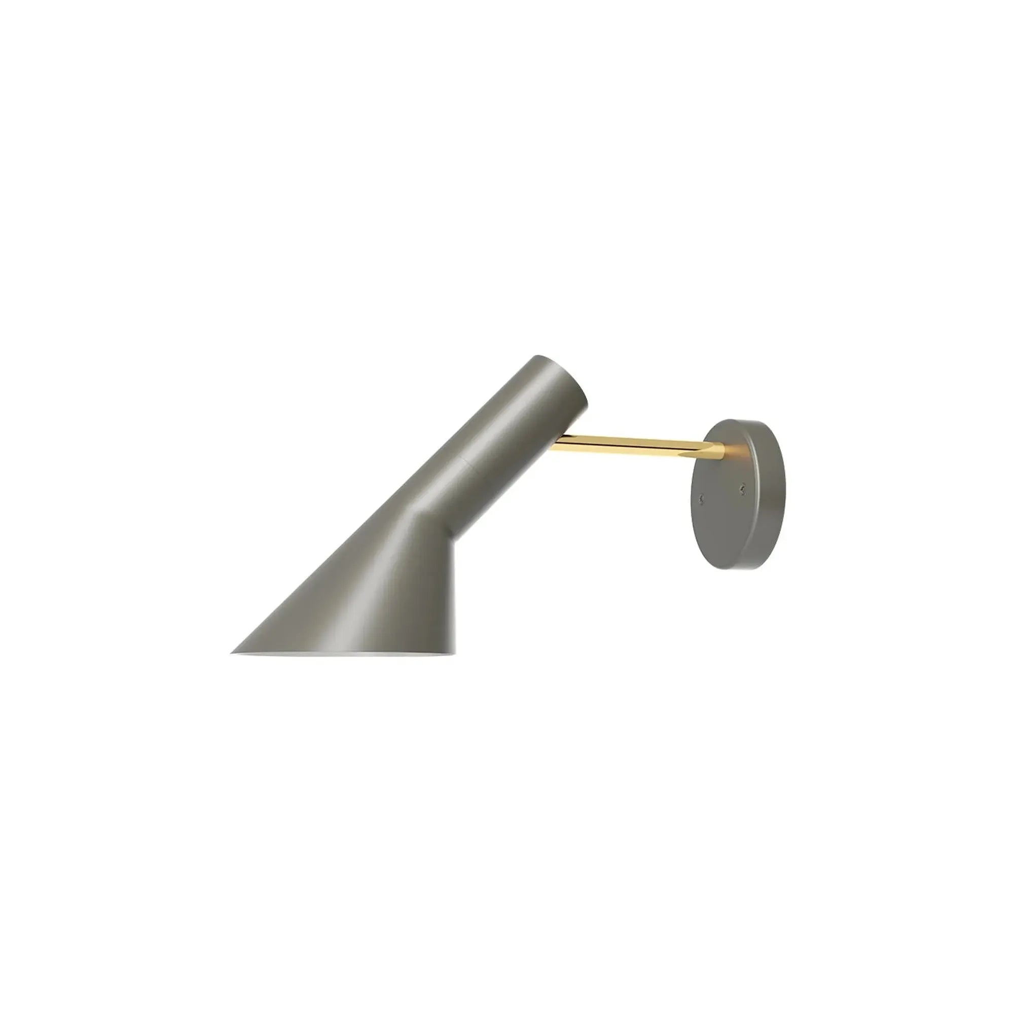 Louis Poulsen Aj Wall Lamp Hardwired, Brass/Warm Grey