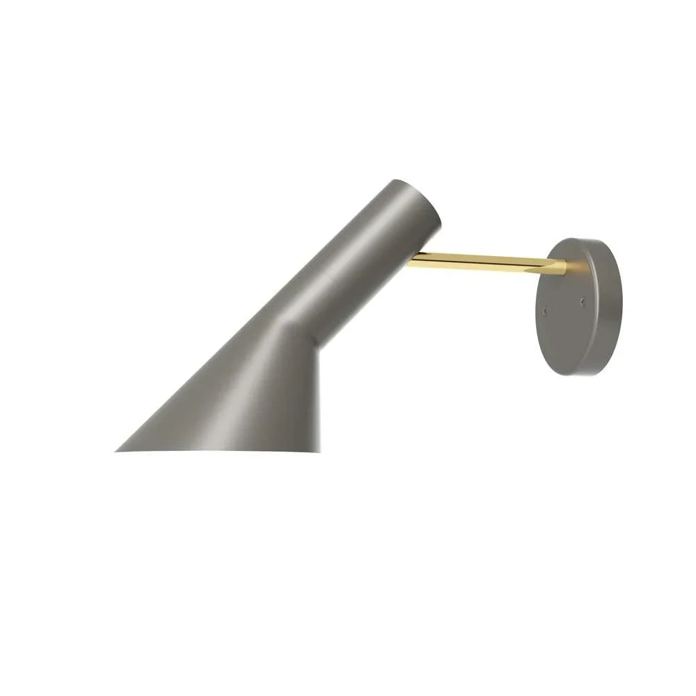Louis Poulsen Aj Wall Lamp Hardwired, Brass/Warm Grey