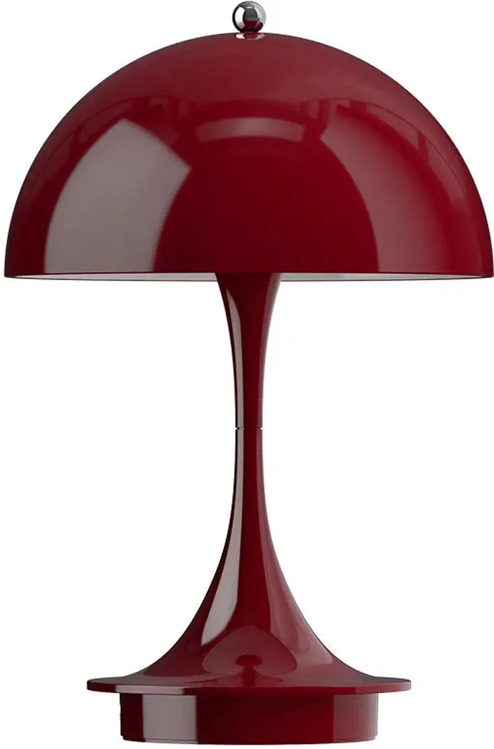 Louis Poulsen Panthella 160 Portable Table Lamp V3, Opaque Burgundy