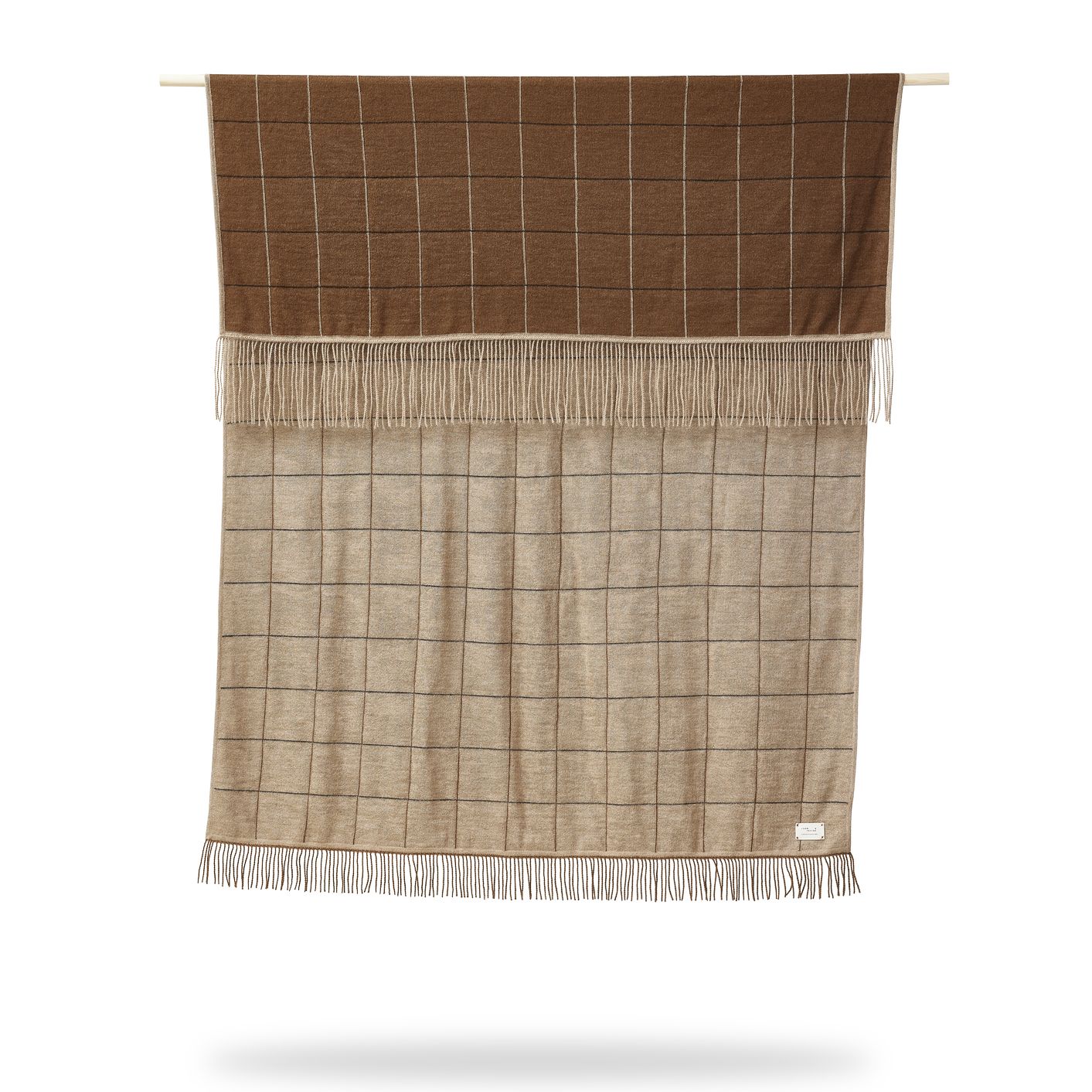Form & Refine Aymara Blanket New Square, Brown
