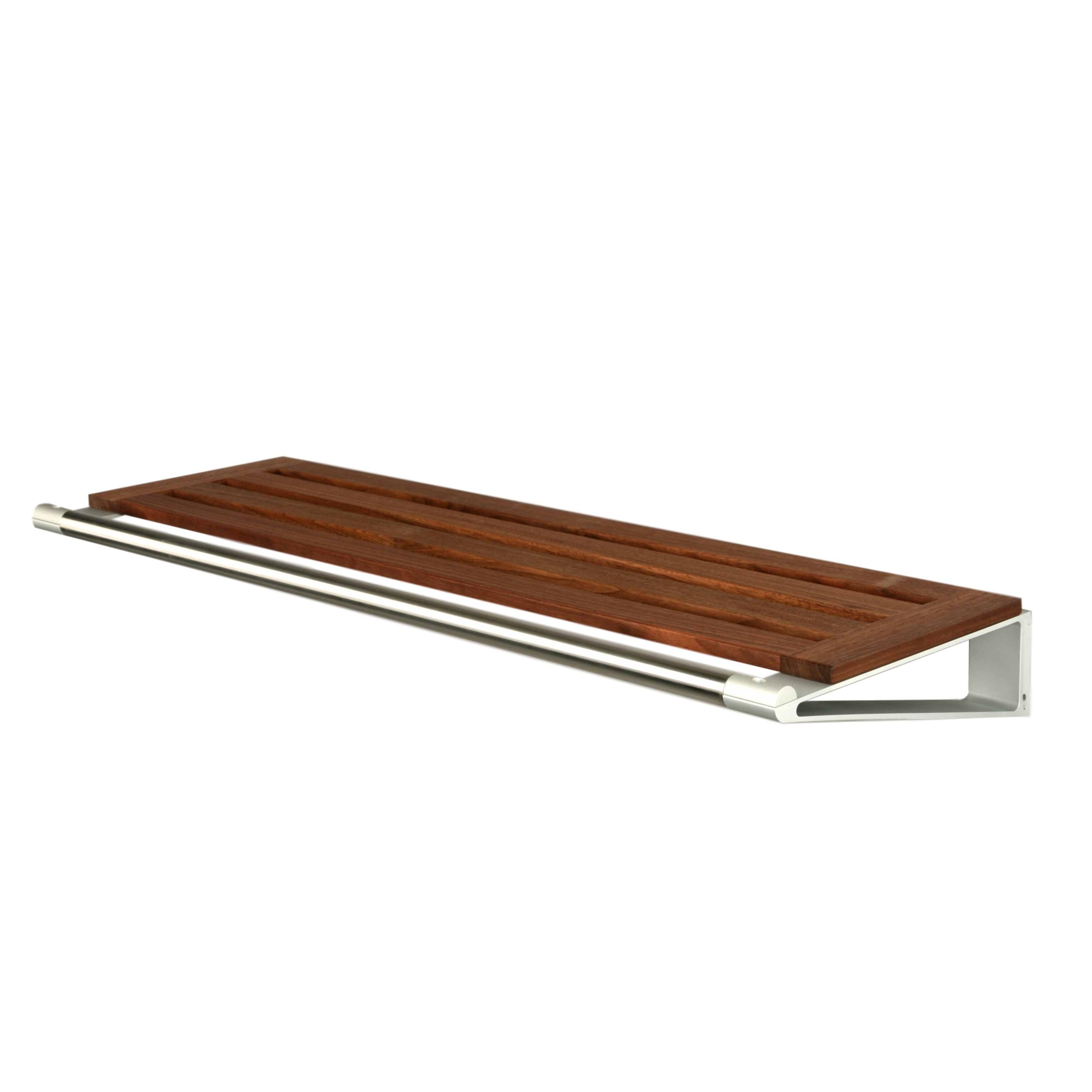 Loca Knax Hat Shelf 40 Cm, Walnut/Grey