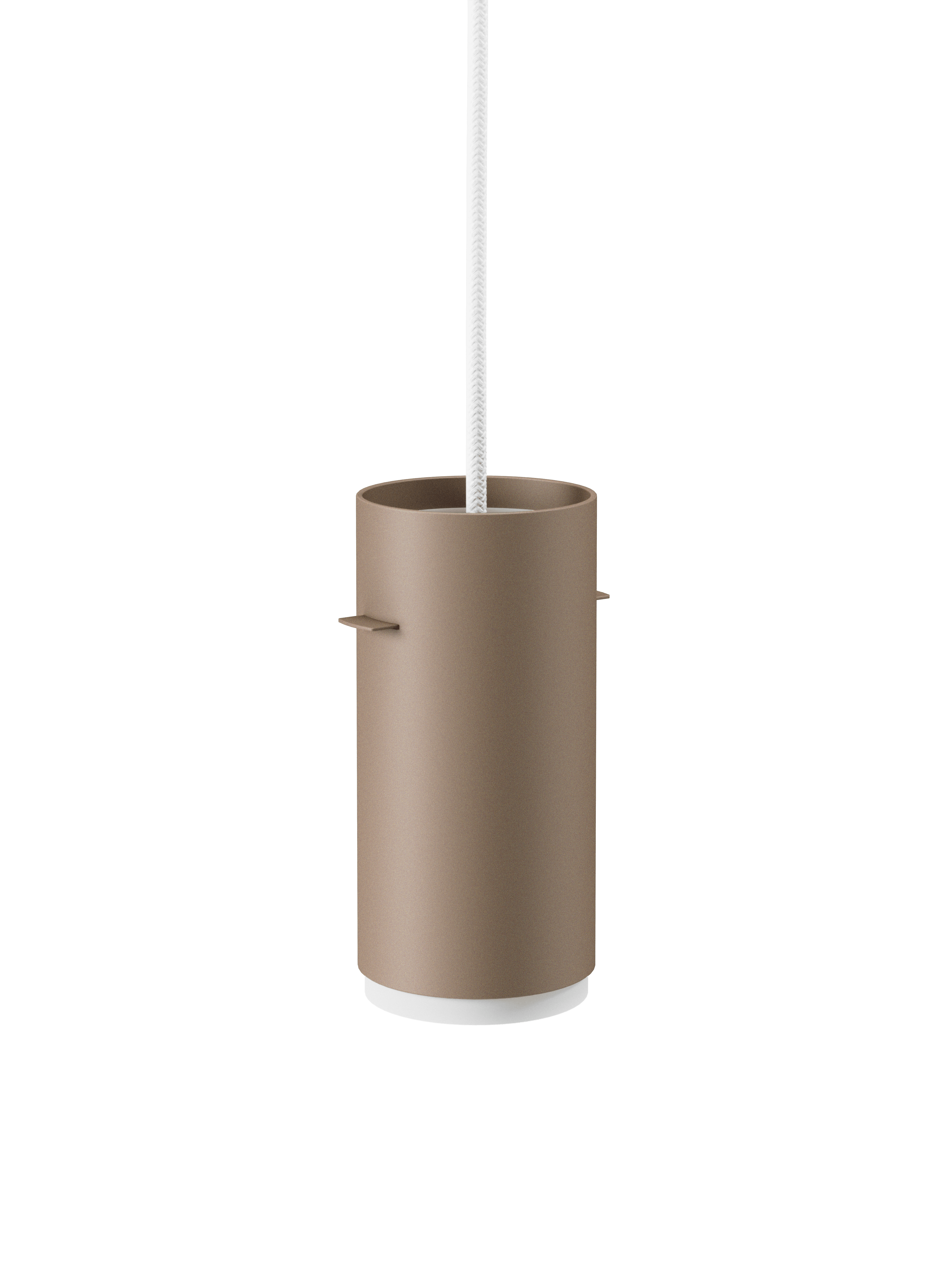 Moebe Tube Pendant Warm Grey, Small