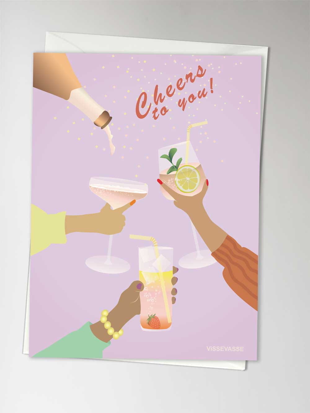 Vissevasse Cheers To You Map, A6