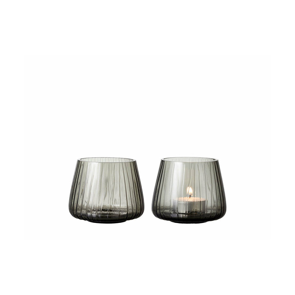 [product_category]-Bitz Kusintha Tealight Holder 2 Pcs. H 7,5 Cm, Smoke-Bitz-5722000255956-25595-BIT-1