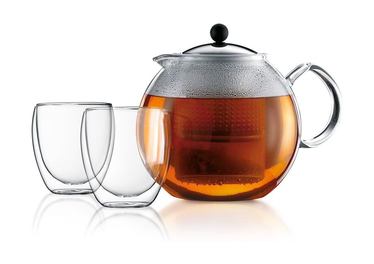 [product_category]-Bodum Assam Set Teapot With 2 Double Walled Glasses, 2 Pcs.-Bodum-727015098609-K1833-16-BOD-1