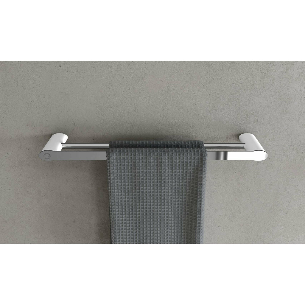 [product_category]-Copenhagen Bath Cb 200 Double Towel Holder, Chrome/Mat White-Copenhagen Bath-5700400401241-40040124-COP-2