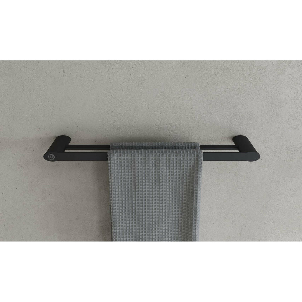 [product_category]-Copenhagen Bath Cb 200 Double Towel Holder, Mat Black-Copenhagen Bath-5700400401197-40040119-COP-2