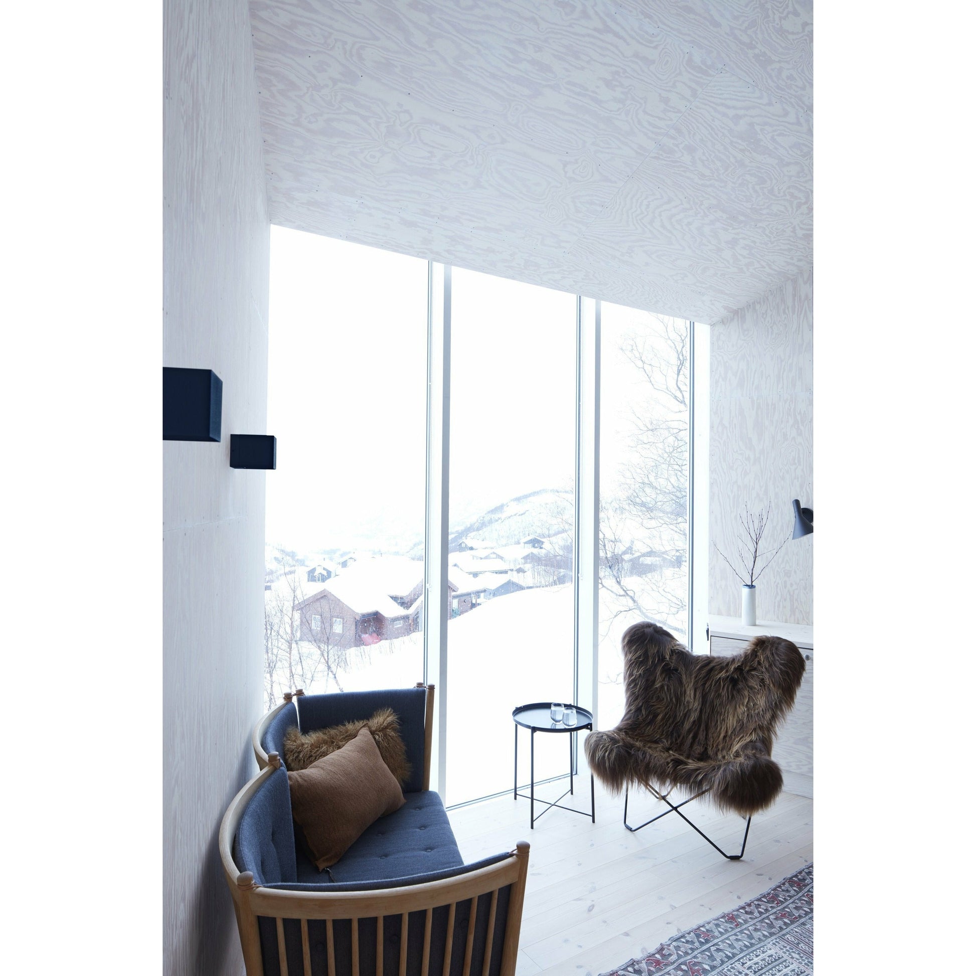 [product_category]-Cuero Iceland Mariposa Butterfly Chair, Shorn Black/Black-Cuero-7340172611165-1116-CUE-3