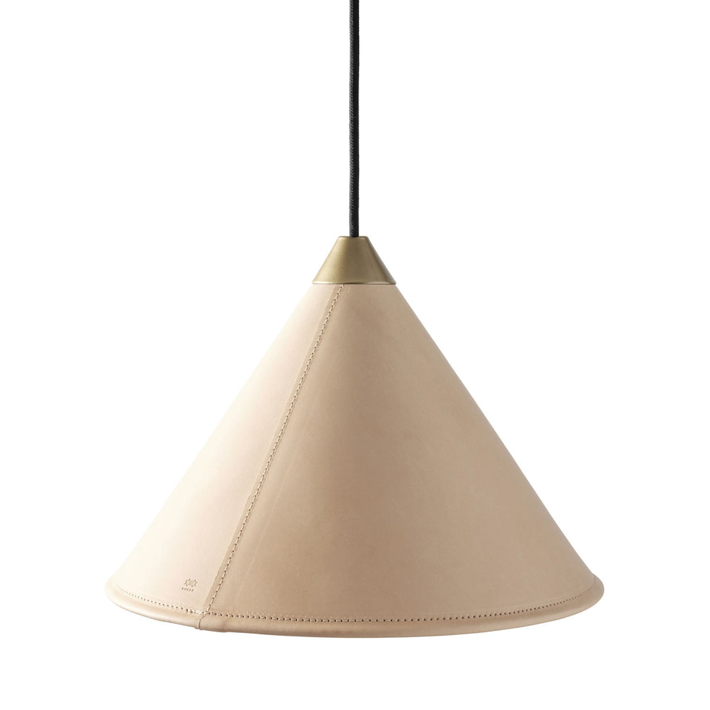 [product_category]-Cuero Namibia Pendant ø 25 Cm, Crude Nature/Brass With Black Cable-Cuero-7340172636137-1500531-CUE-2
