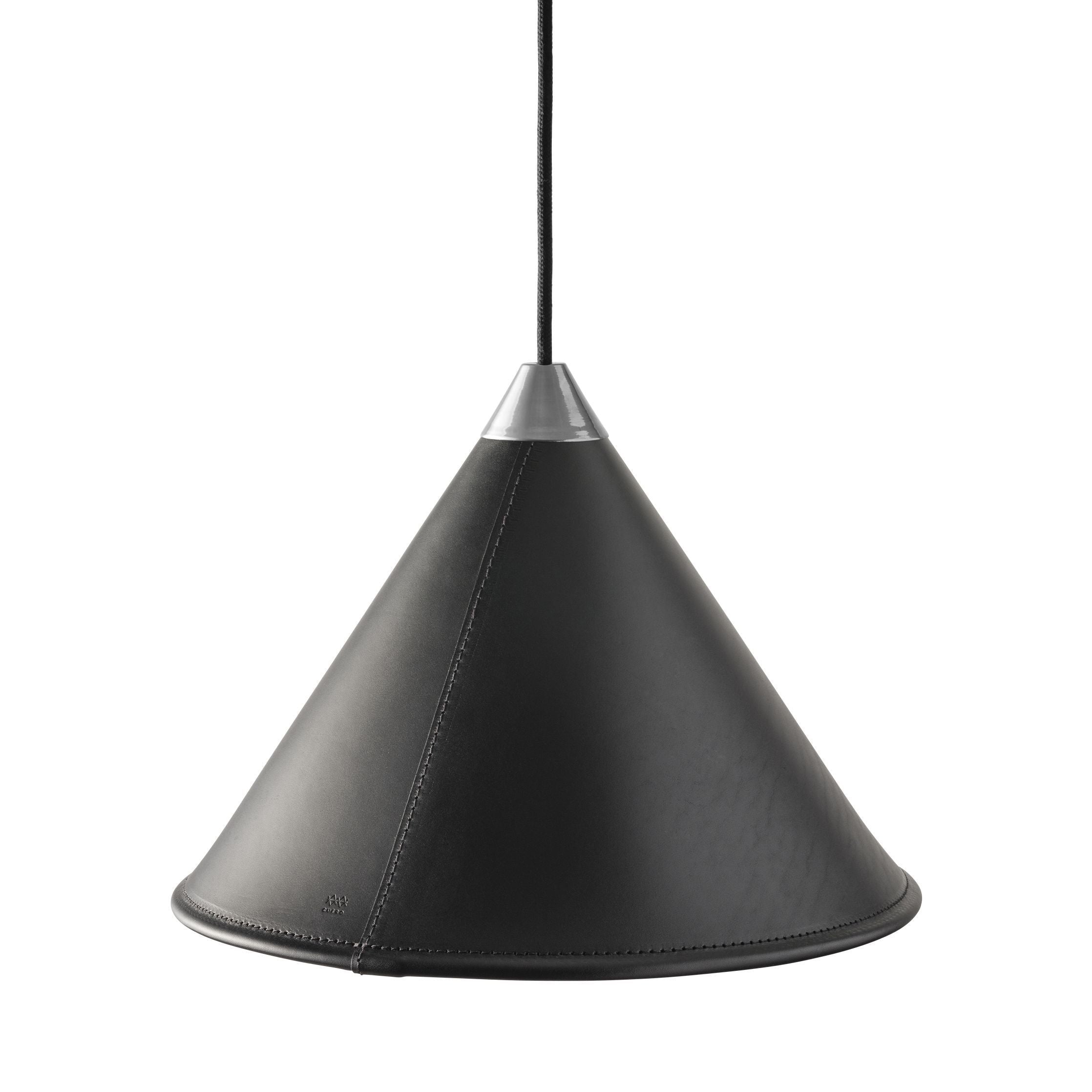 [product_category]-Cuero Namibia Pendant ø 45 Cm, Black/Chrome With Black Cable-Cuero-7340172637271-1520135-CUE-2