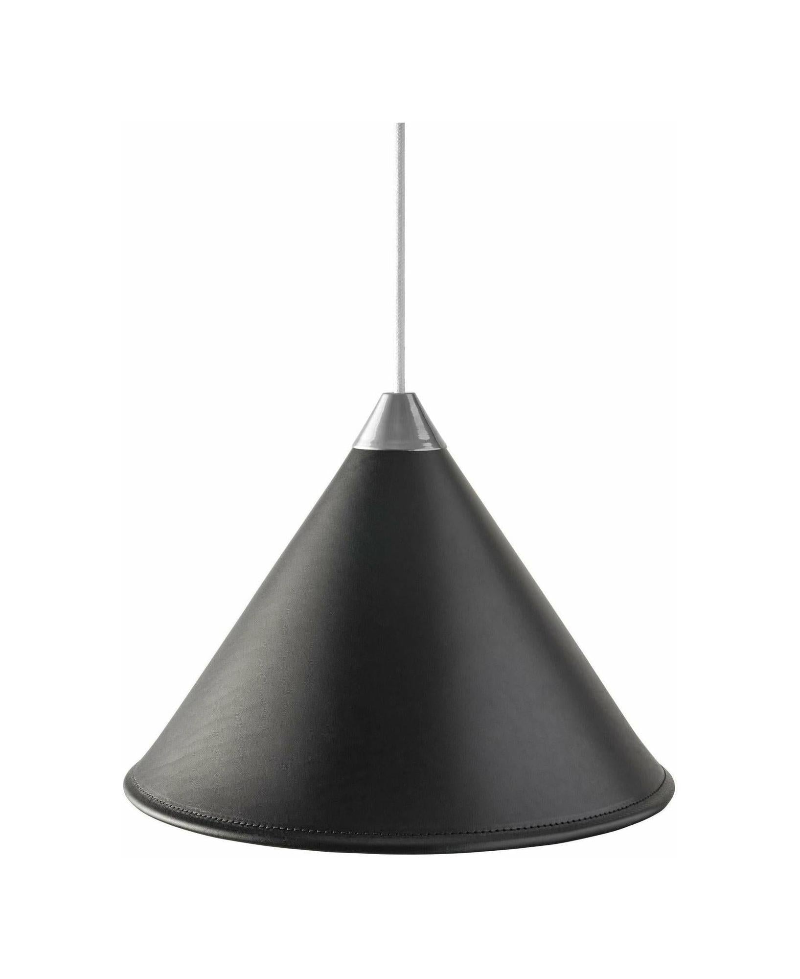 [product_category]-Cuero Namibia Pendant ø 45 Cm, Black/Chrome With White Cable-Cuero-7340172636953-1520134-CUE-1