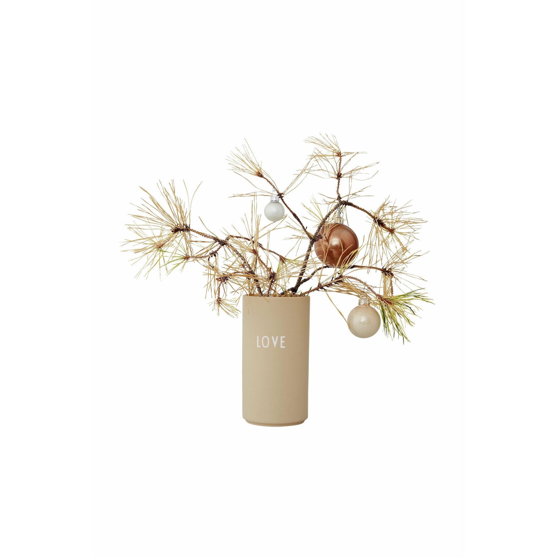 [product_category]-Design Letters Favorite Vase Love Medium, Beige-Design Letters-5710498187781-10101006BEIGELOVE-DES-5