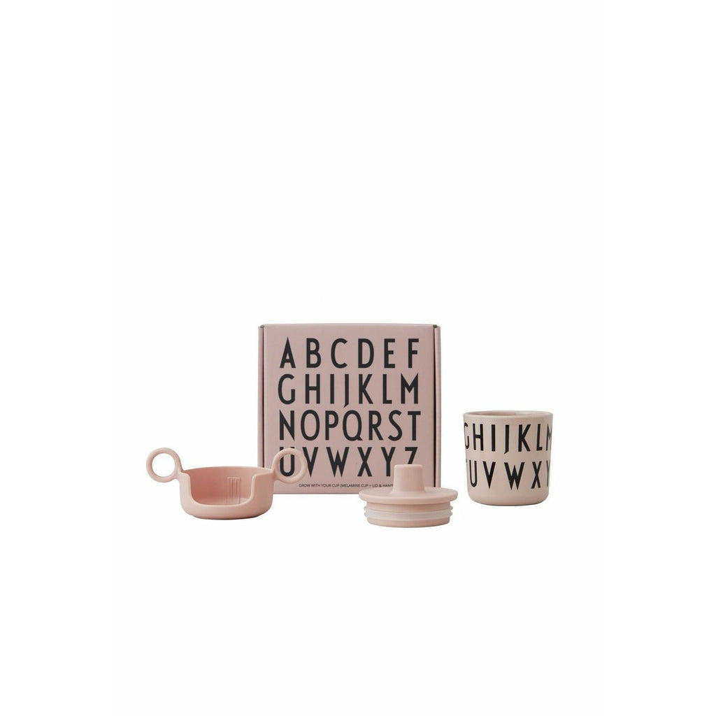 Design Letters Grow with your cup set Melamine, Nude