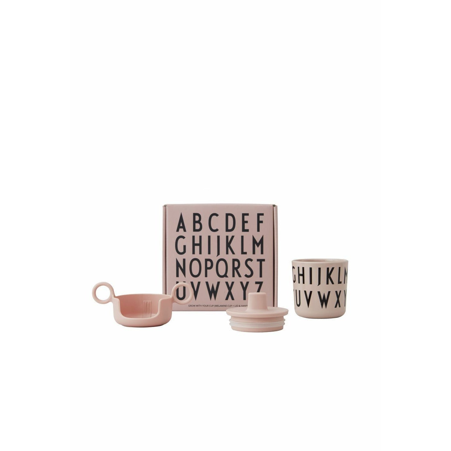 Design Letters Grow with your cup set Melamine, Nude