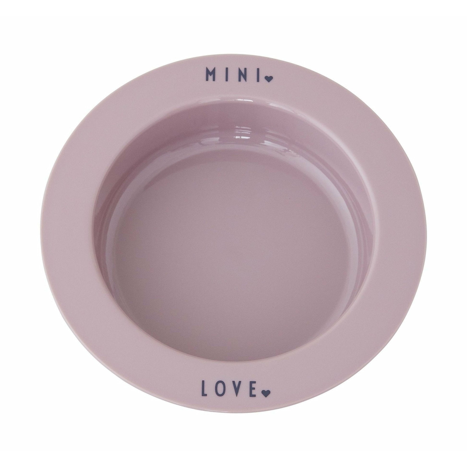 [product_category]-Design Letters Mini Favorite Plate Deep, Lavender-Design Letters-5710498187231-20103023LAVENLOVE-DES-1