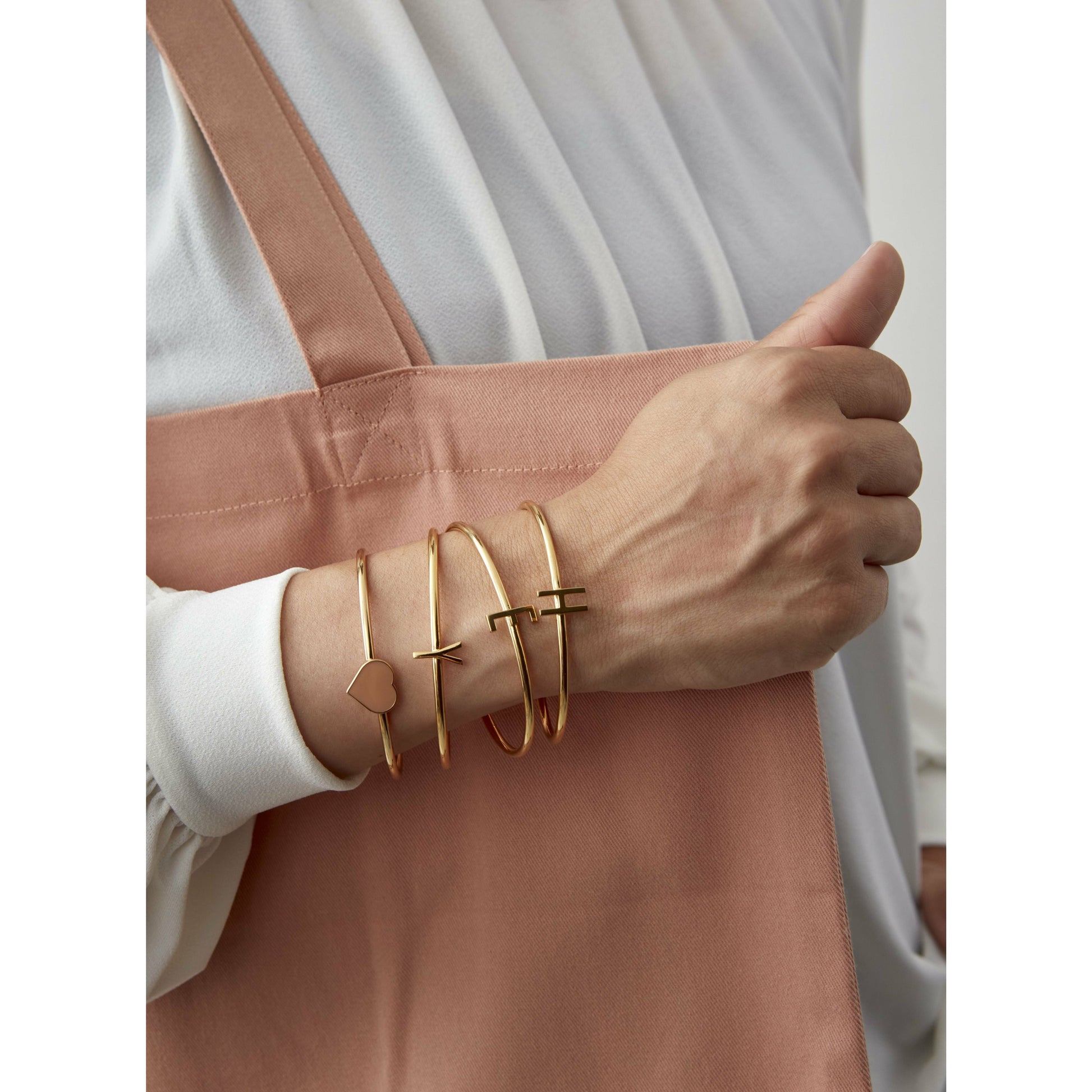 [product_category]-Design Letters My Bangle Y Bangle, 18k Gold Plated Silver-Design Letters-5710498188252-90502001Y-DES-2