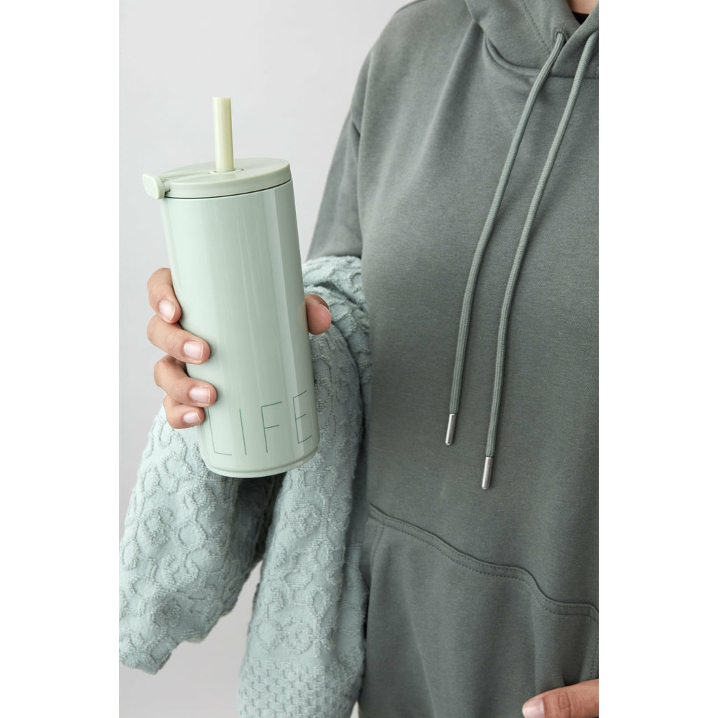 [product_category]-Design Letters Travel Straw Bottle 500 Ml, Light Grass 端 N-Design Letters-5710498188931-30101018GREENLIFE-DES-5