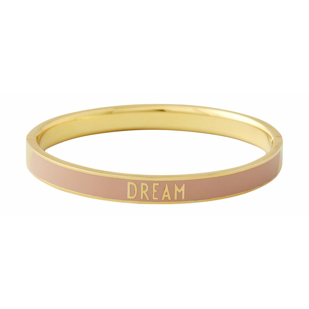 [product_category]-Design Letters Word Candy Bracelet Dream Brass Gold Platted, Beige-Design Letters-5710498189297-90502002BEIGEDREAM-DES-1