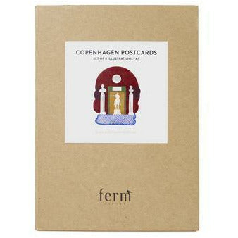 Ferm Living Copenhagen Postkarten, 8 Stück.