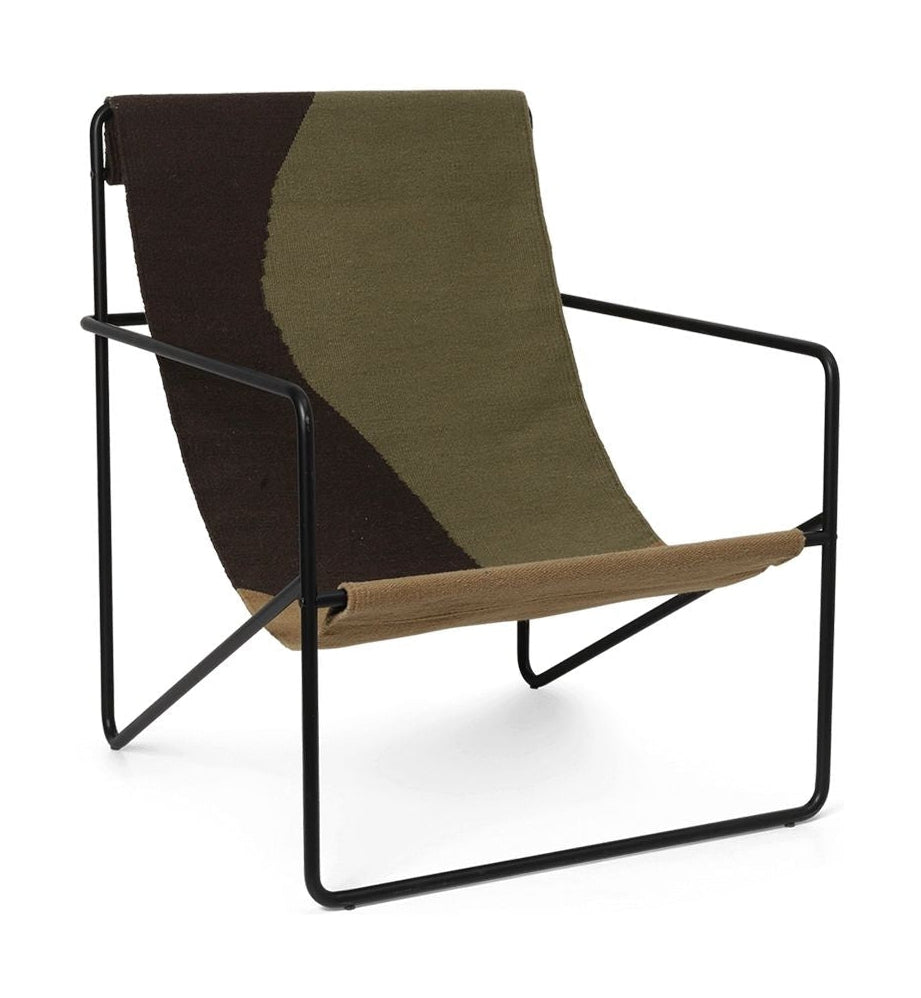 [product_category]-Ferm Living Desert Lounge Chair, Black/Dune-Ferm Living-5704723287001-1104265734-FER-1
