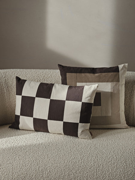 [product_category]-Ferm Living Fold Patchwork Cushion Coffee/Undyed-Ferm Living-5704723316336-1104268648-FER-2
