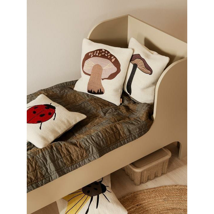 [product_category]-Ferm Living Forest Embroidery Cushion 40x40 Cm, Porcini-Ferm Living-5704723278931-1104264927-FER-2