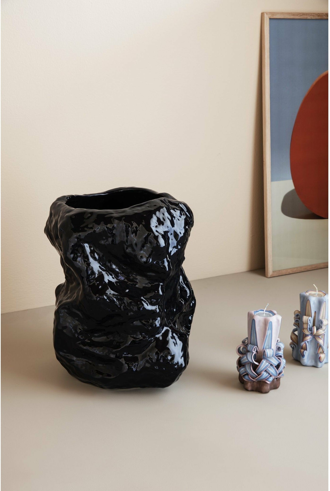 Handgefertigte Kerze von Ferm Living, Dusty Purple