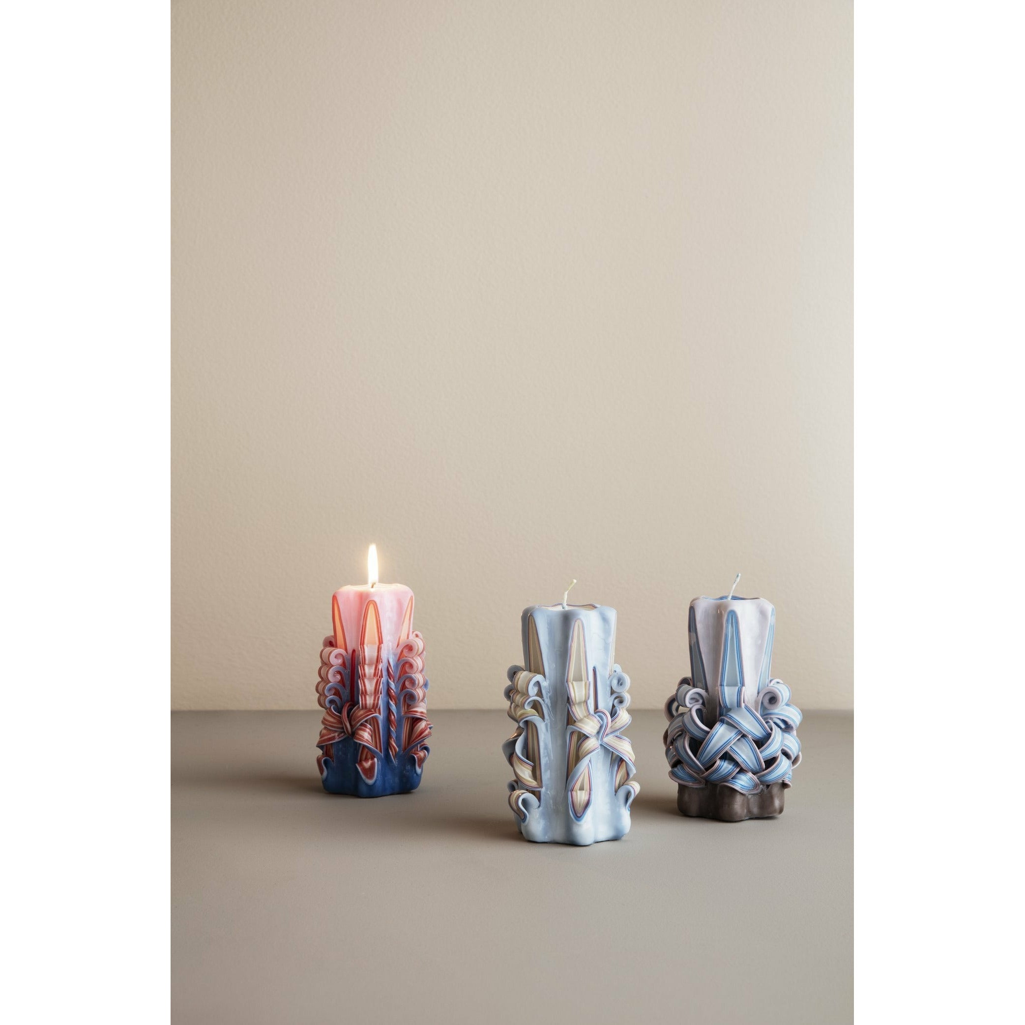 Handgefertigte Kerze von Ferm Living, Dusty Purple