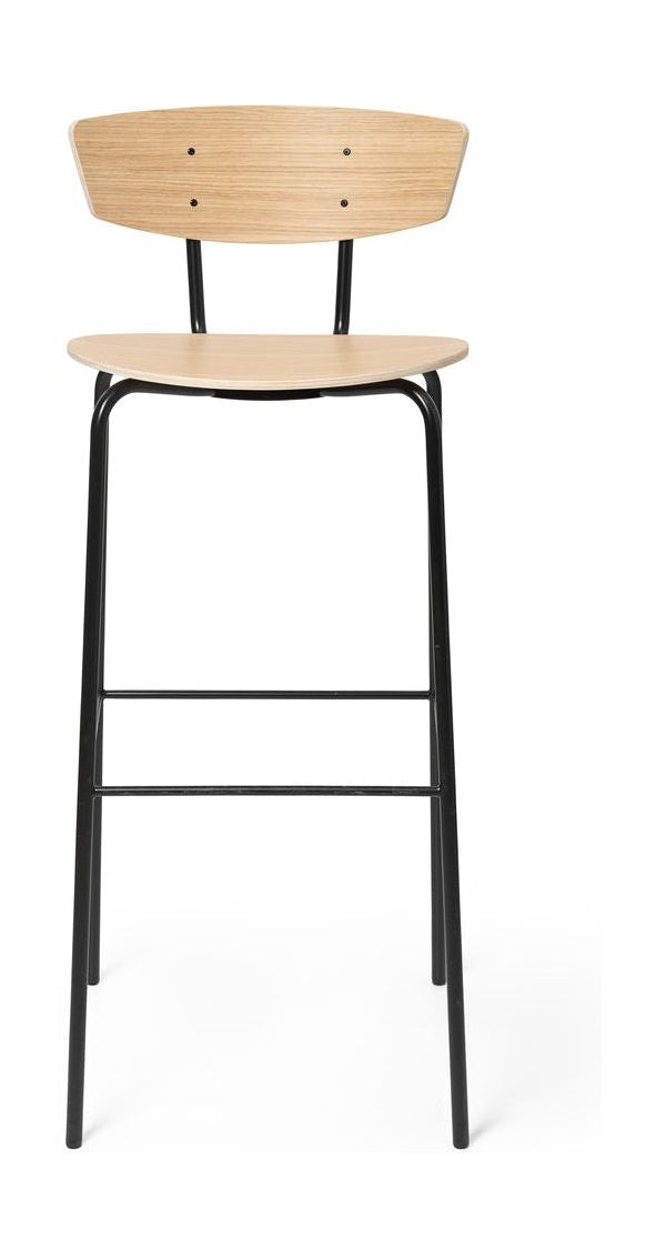 [product_category]-Ferm Living Herman Bar Stool, Oak White Oiled-Ferm Living-5704723284611-1104265495-FER-1