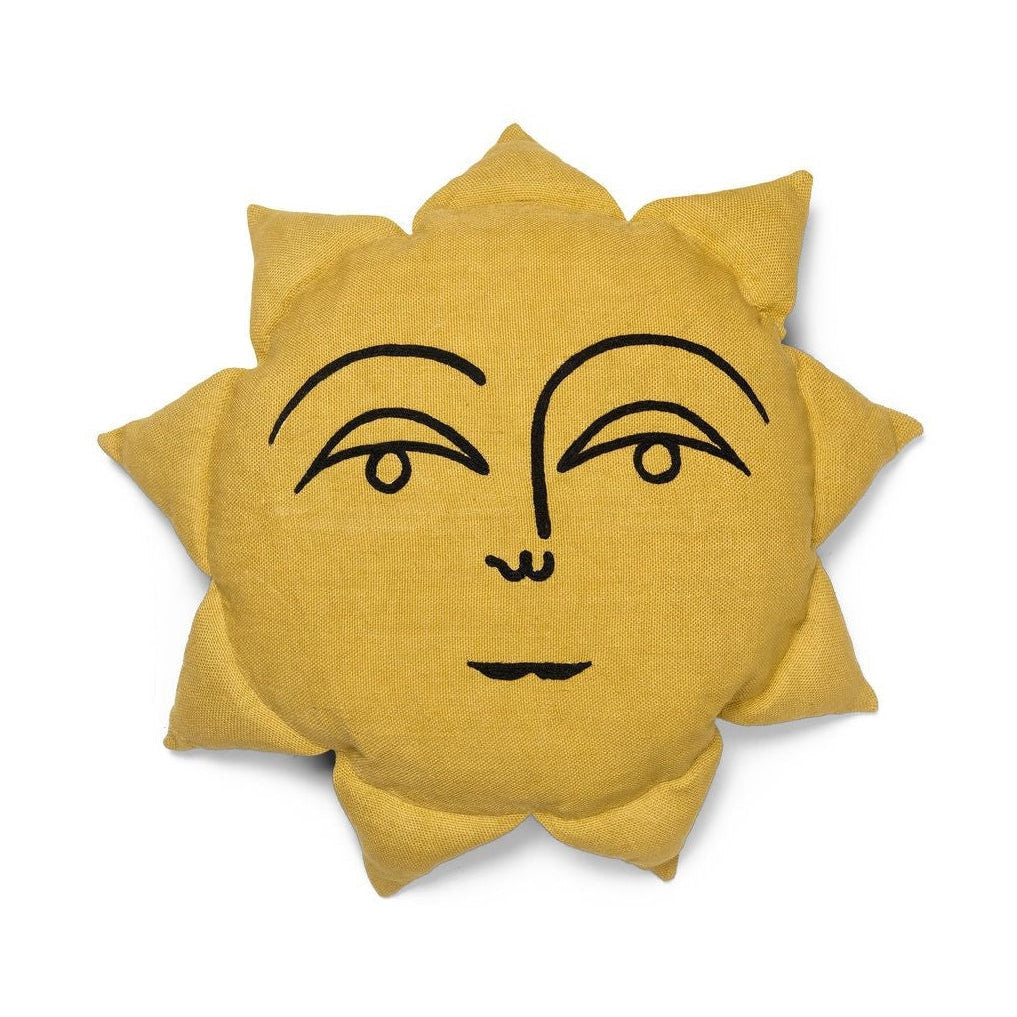 [product_category]-Ferm Living Sun Cushion, Yellow-Ferm Living-5704723285649-1104265598-FER-2