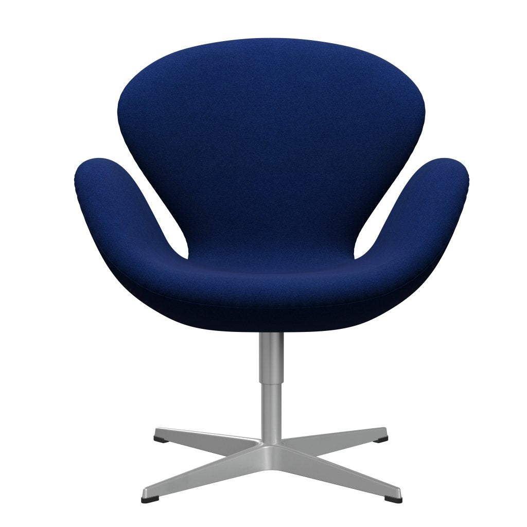 [product_category]-Fritz Hansen Swan Lounge Chair, Silver Grey/Tonus Royal Blue-Fritz Hansen-3320-TON210-SGBASE-FRI-1