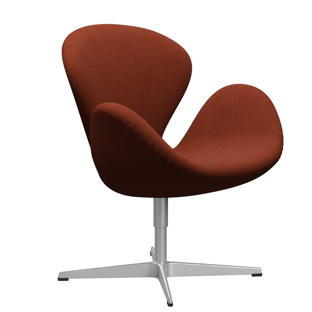 [product_category]-Fritz Hansen Swan Lounge Chair, Silver Grey/Tonus Rust-Fritz Hansen-3320-TON474-SGBASE-FRI-2