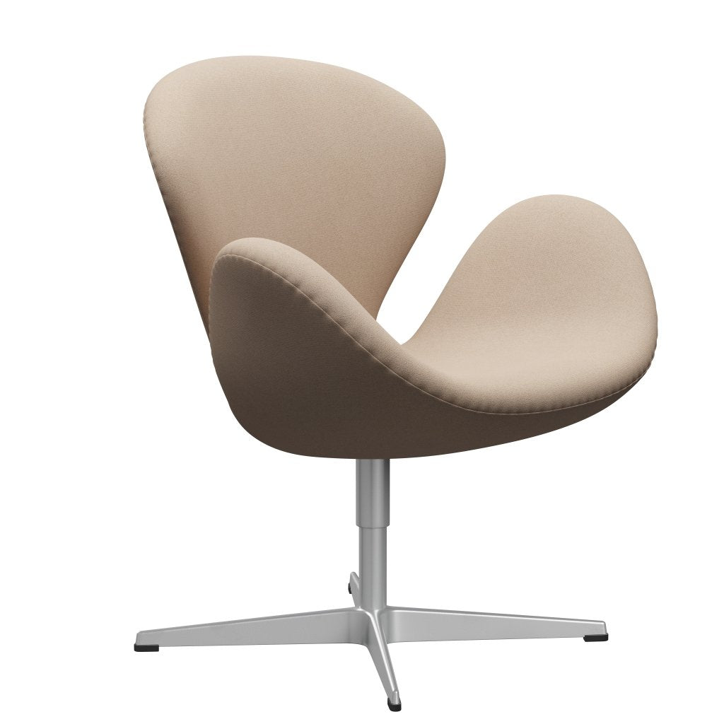 [product_category]-Fritz Hansen Swan Lounge Chair, Silver Grey/Tonus Sand-Fritz Hansen-3320-TON135-SGBASE-FRI-2