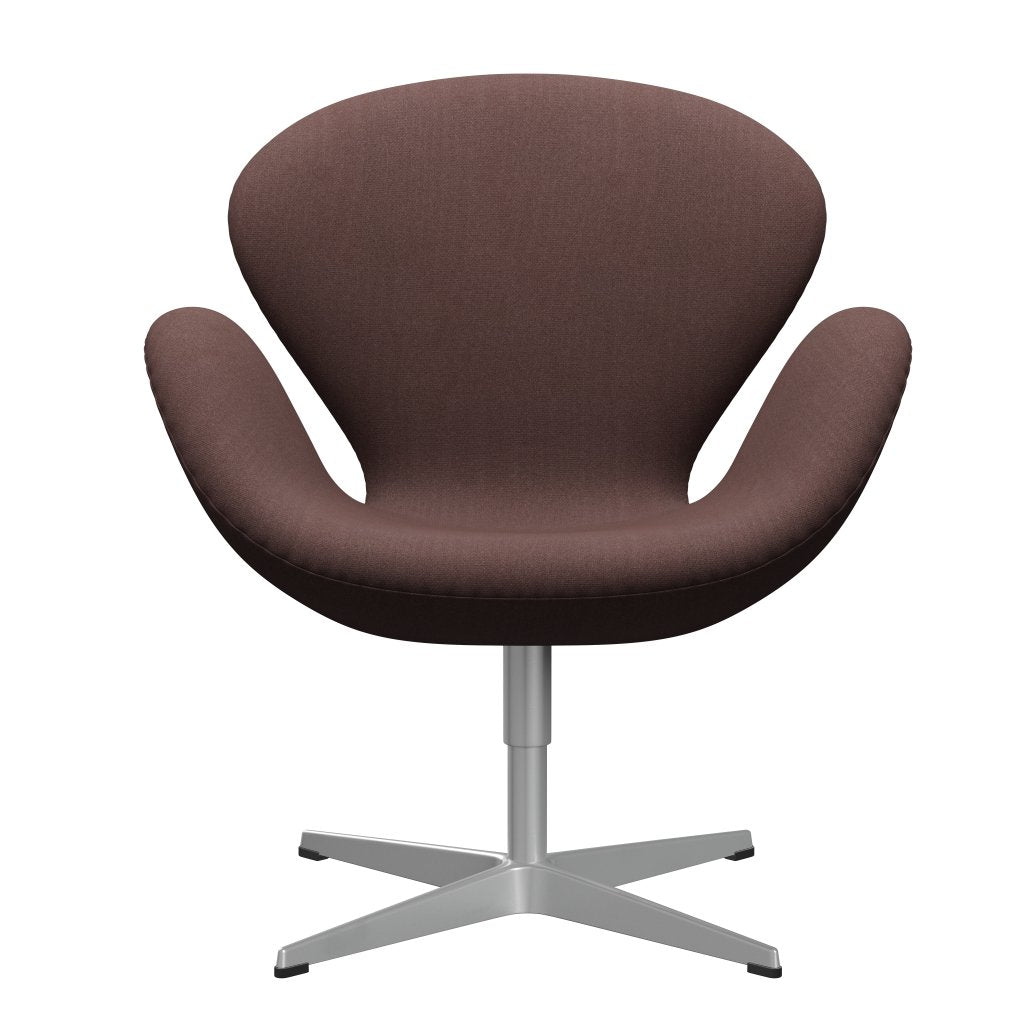 [product_category]-Fritz Hansen Swan Lounge Chair, Silver Grey/Tonus Violet Grey-Fritz Hansen-3320-TON664-SGBASE-FRI-1