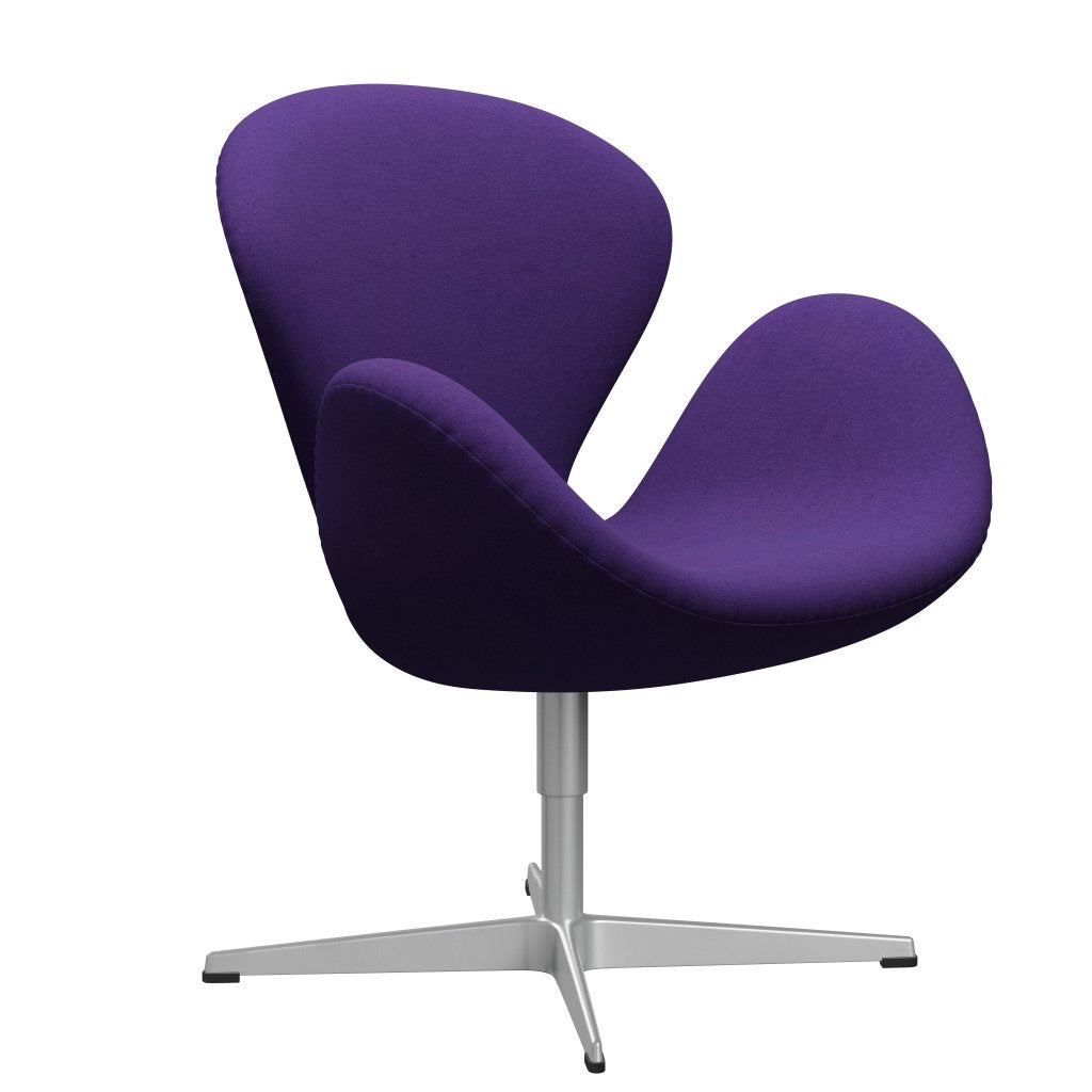 [product_category]-Fritz Hansen Swan Lounge Chair, Silver Grey/Tonus Violet-Fritz Hansen-3320-TON634-SGBASE-FRI-2