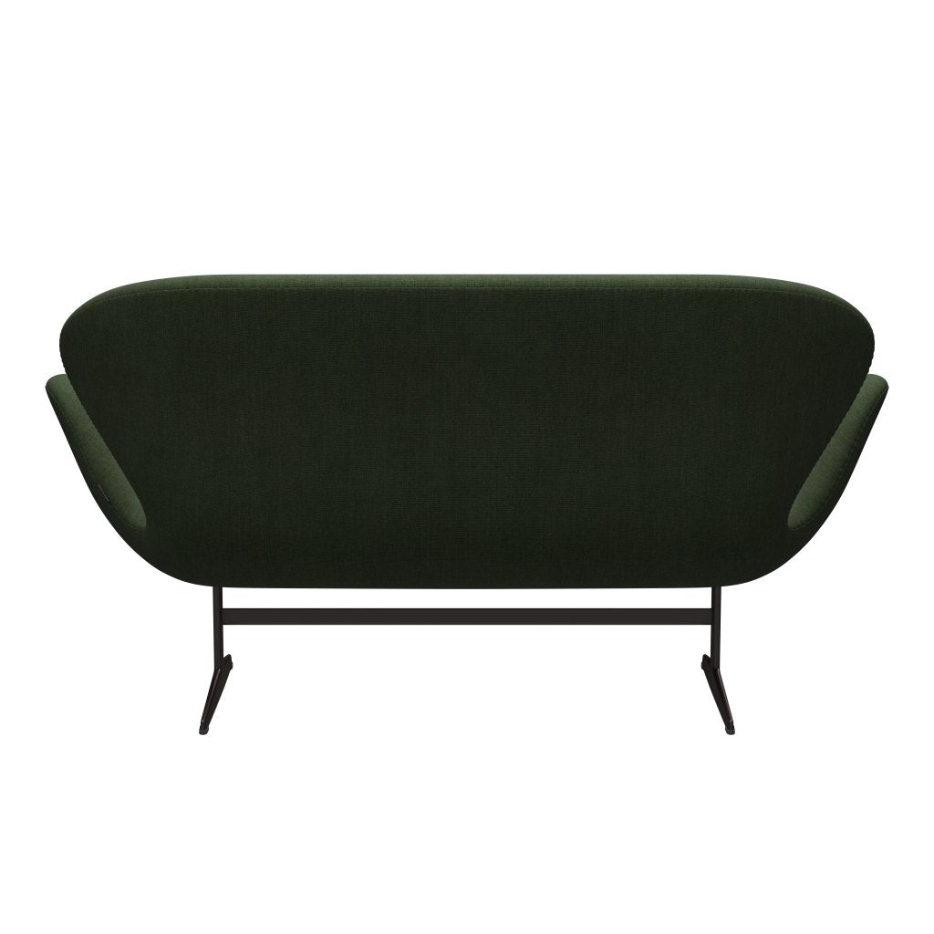 [product_category]-Fritz Hansen Swan Sofa 2 Seater, Brown Bronze/Canvas Light Green/Blue-Fritz Hansen-3321-CA0974-BBBASE-FRI-4