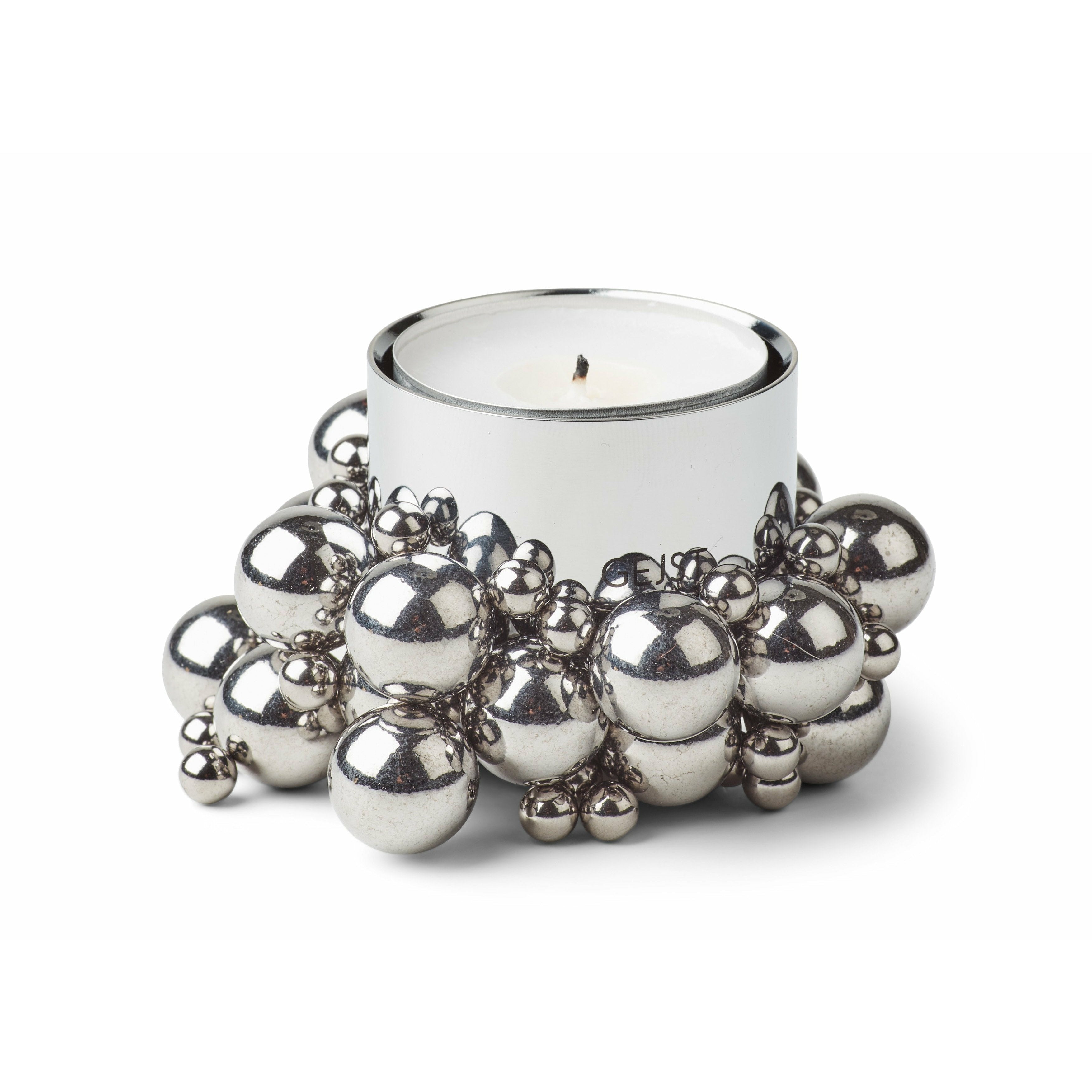 [product_category]-Gejst Molekyl Tealight Holder 3 Cm, Chrome-Gejst-5712731100519-10051-1