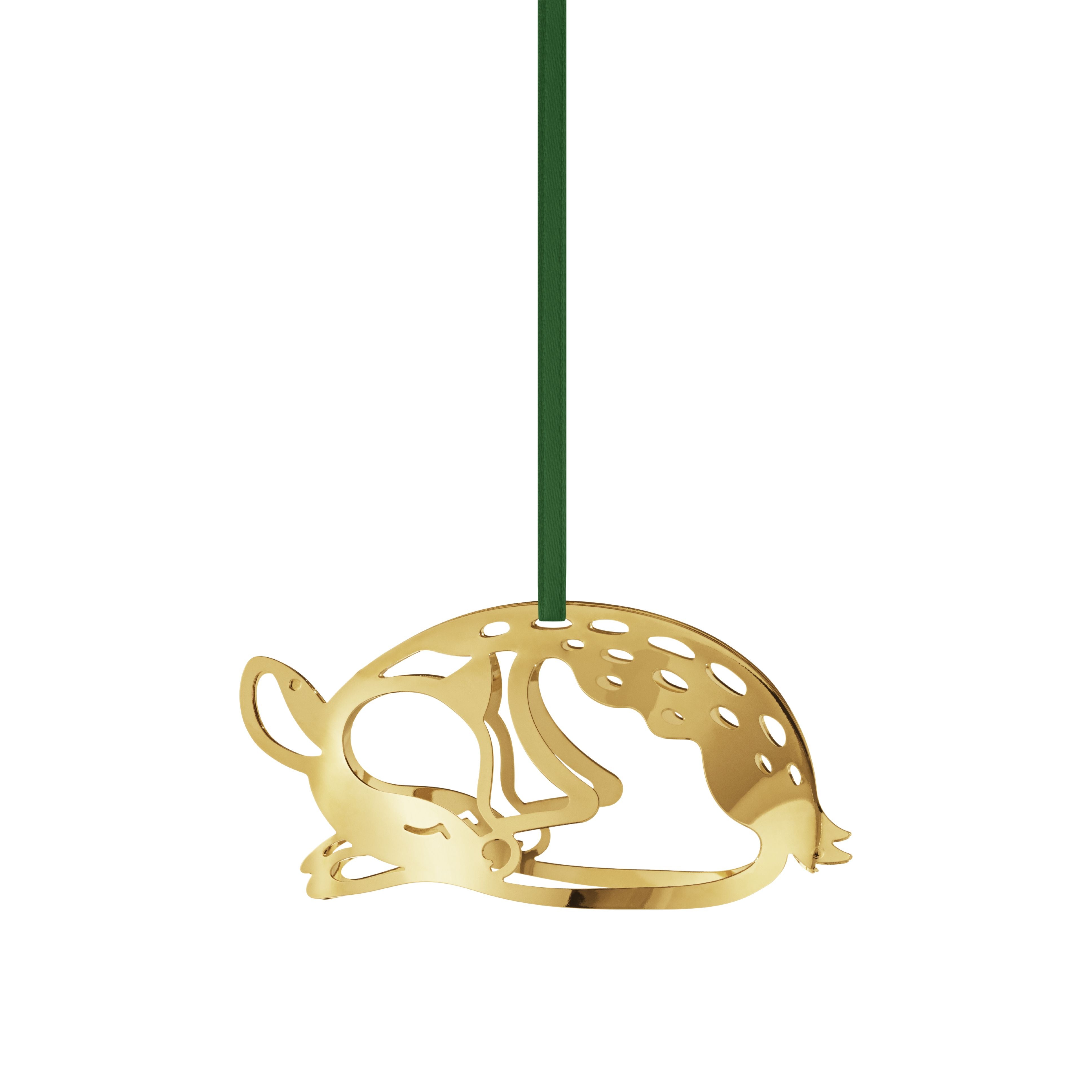 [product_category]-Georg Jensen 2023 Christmas Ornament Deer, Gold Plated-Georg Jensen-5713275235361-10020144-GEO-1