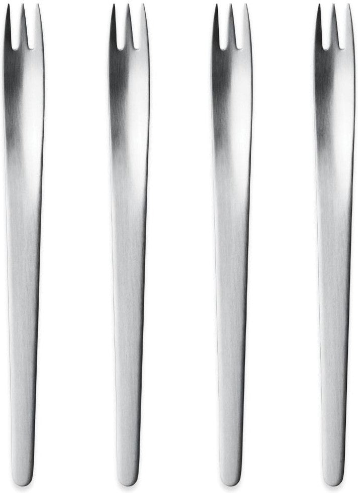 [product_category]-Georg Jensen Arne Jacobsen Cake Fork, Set Of 4-Georg Jensen-5713275066033-10014947-GEO-1