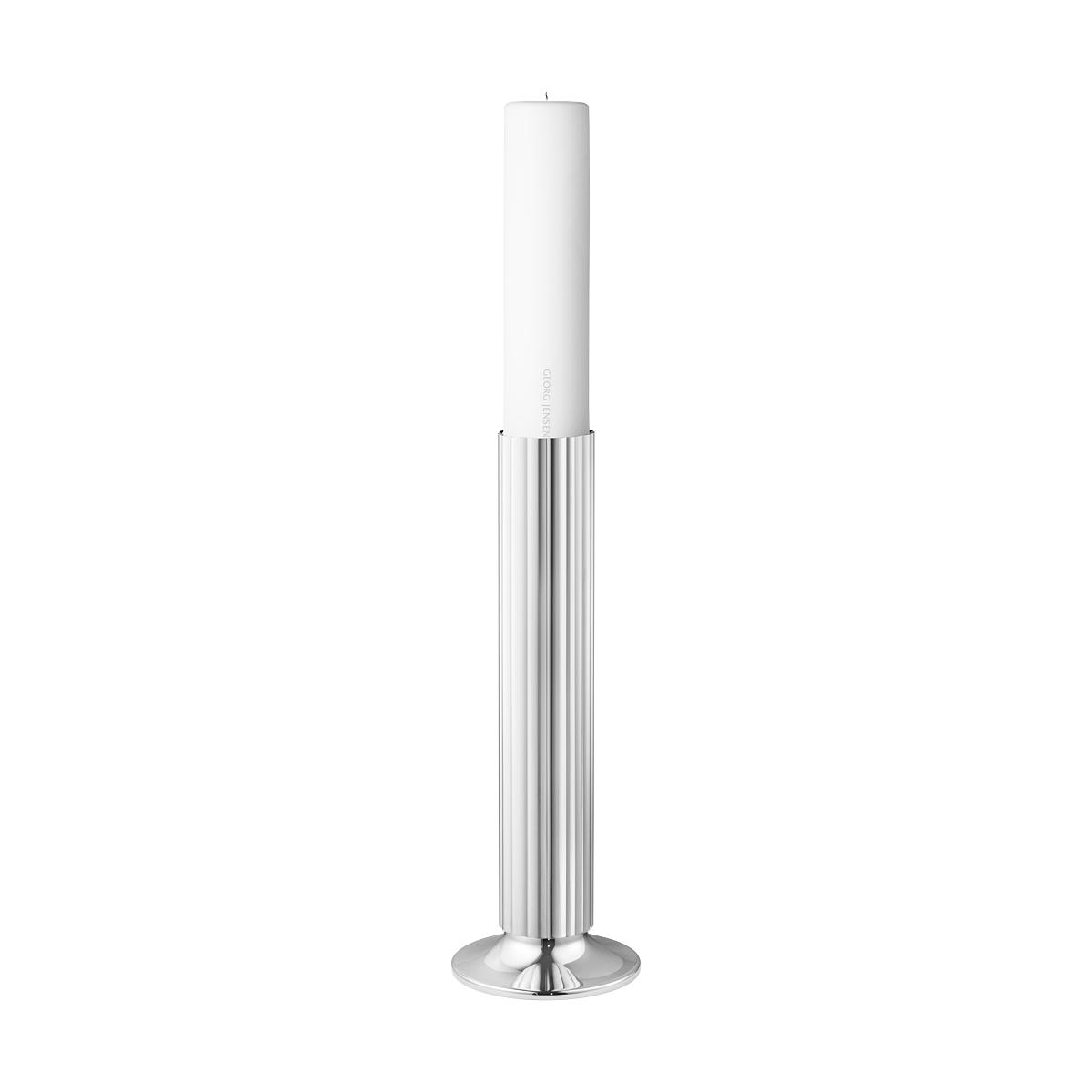 [product_category]-Georg Jensen Bernadott Candle Holder Stainless Steel, H: 40 Cm-Georg Jensen-5713275209386-10019284-GEO-2