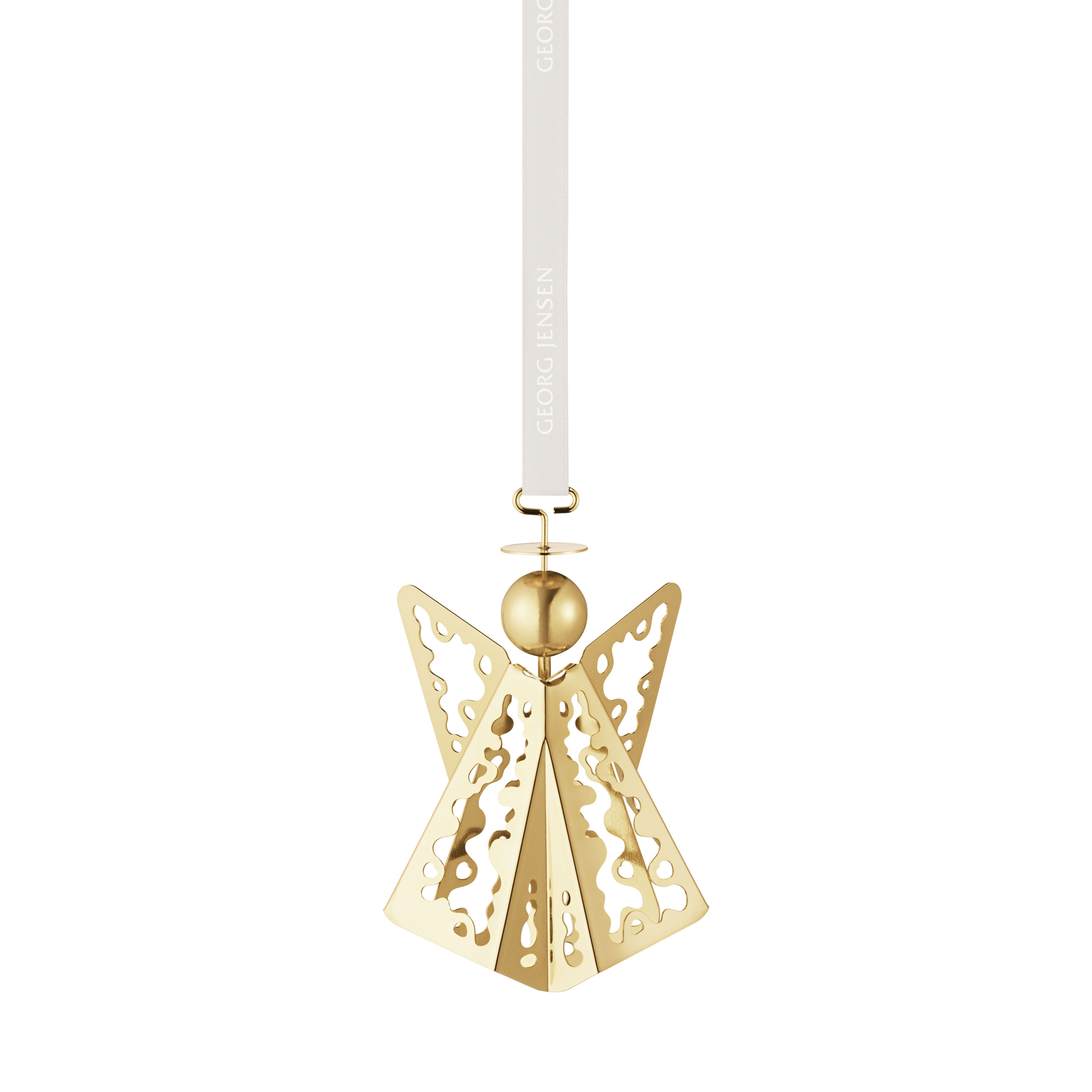 [product_category]-Georg Jensen Christmas Mobile Lace Angel , Gold Plated-Georg Jensen-5713275218142-10020100-GEO-2