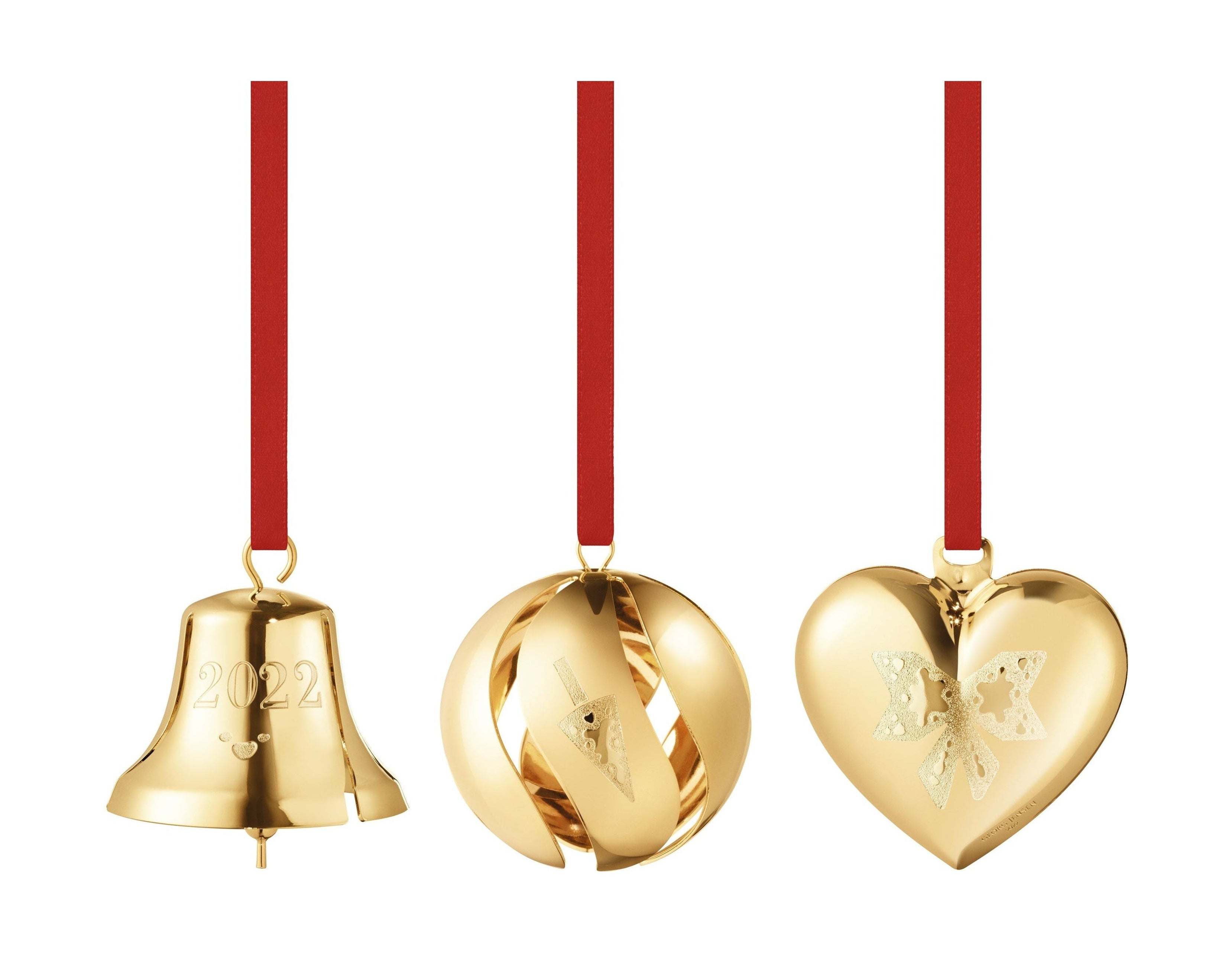 [product_category]-Georg Jensen Christmas Set , Gold Plated-Georg Jensen-5713275218623-10020124-GEO-1