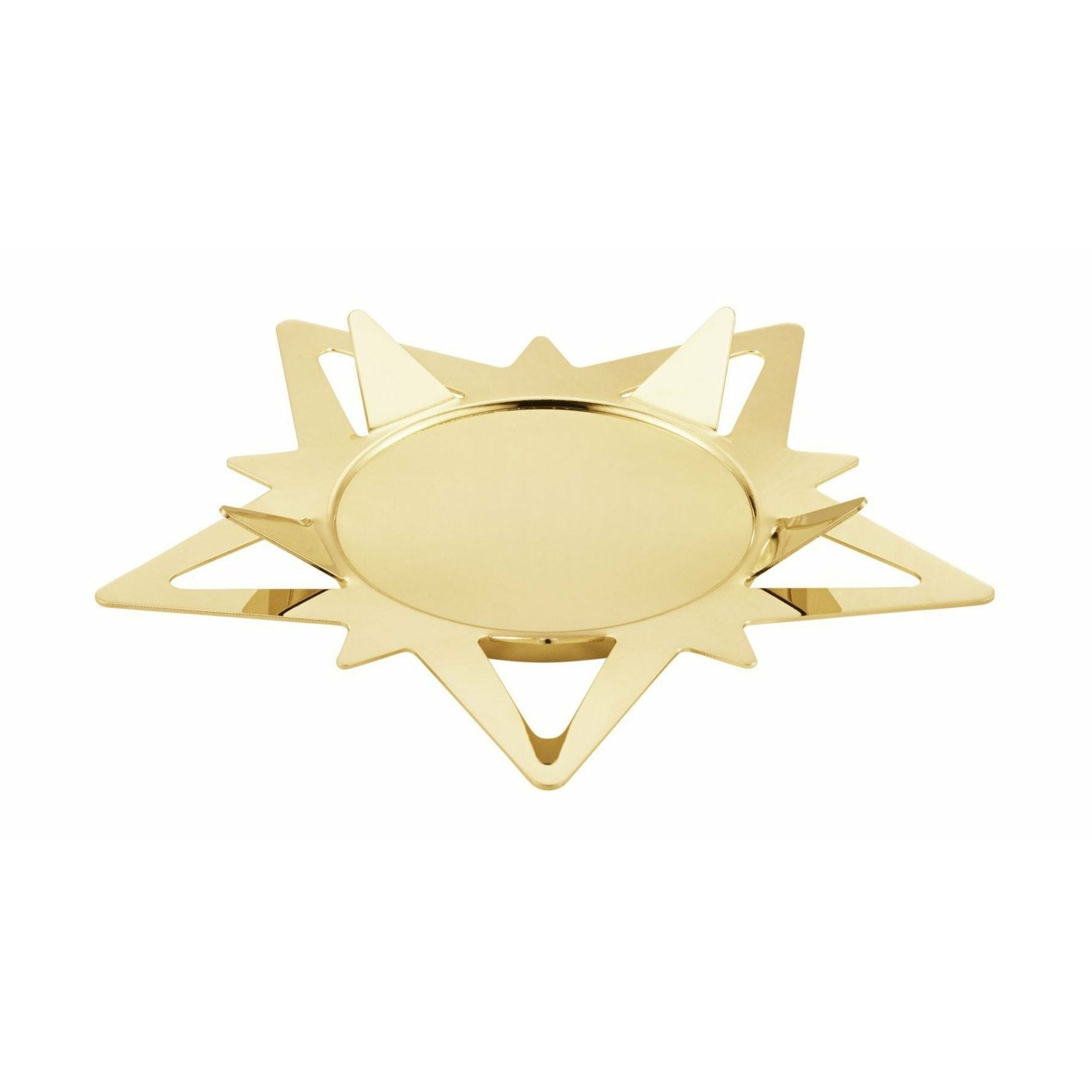 [product_category]-Georg Jensen Classic Christmas Star Candle Holder For Block Candles, Gold Plated-Georg Jensen-5713275209867-10019320-GEO-1