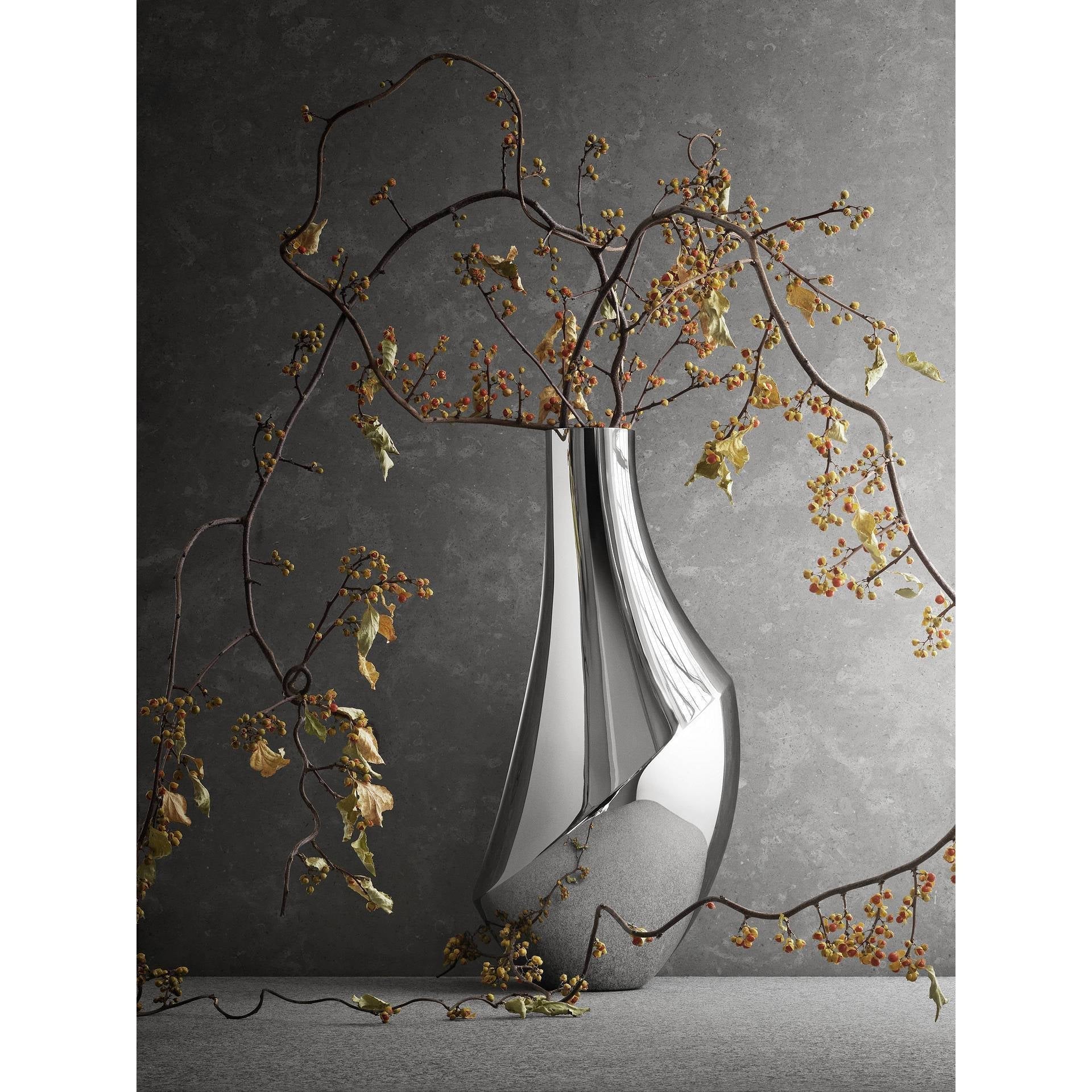 [product_category]-Georg Jensen Flora Vase, 23 Cm-Georg Jensen-5705145004122-3586104-GEO-2