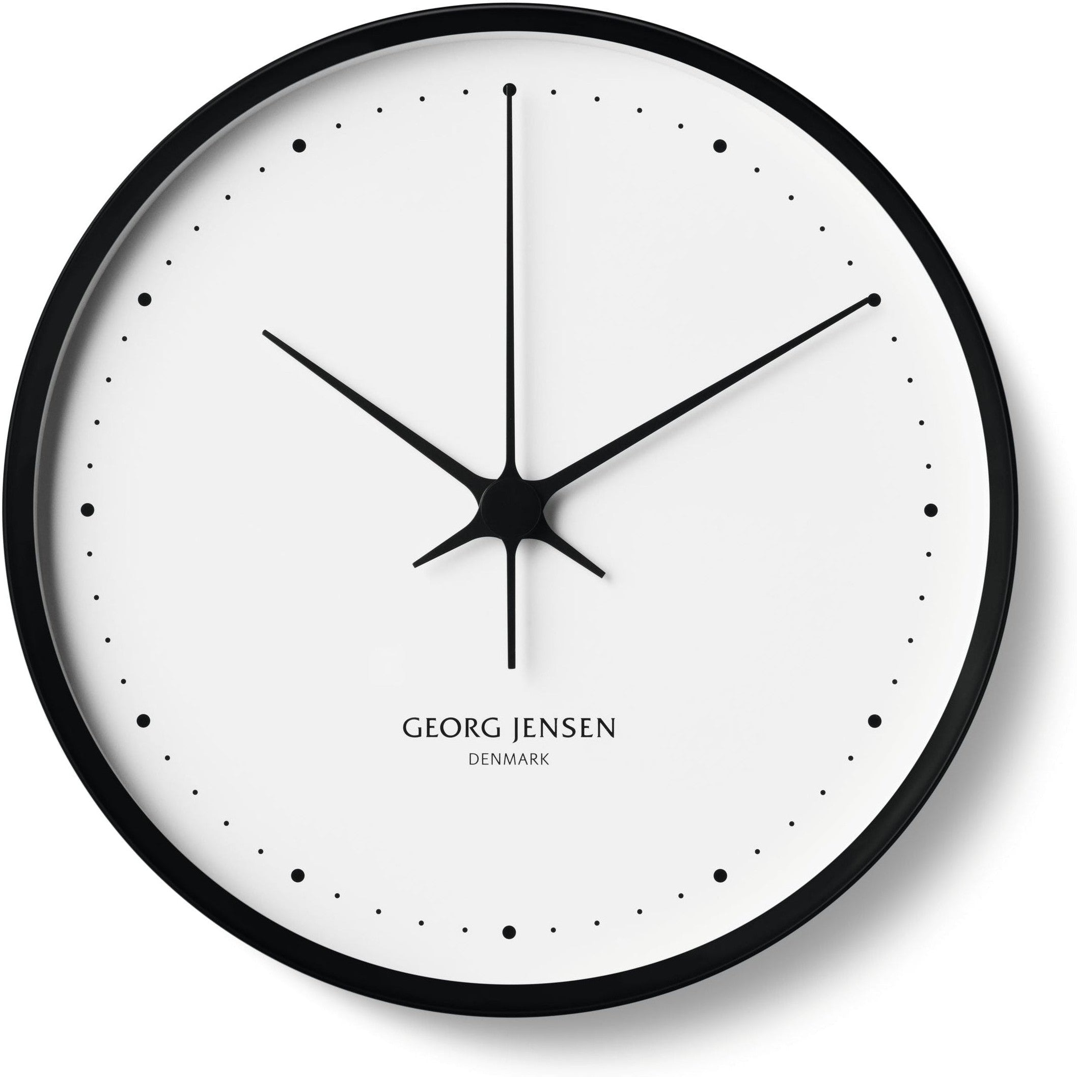 [product_category]-Georg Jensen Henning Koppel Wall Clock Black, 30 Cm-Georg Jensen-5713275071839-10015900-GEO-1